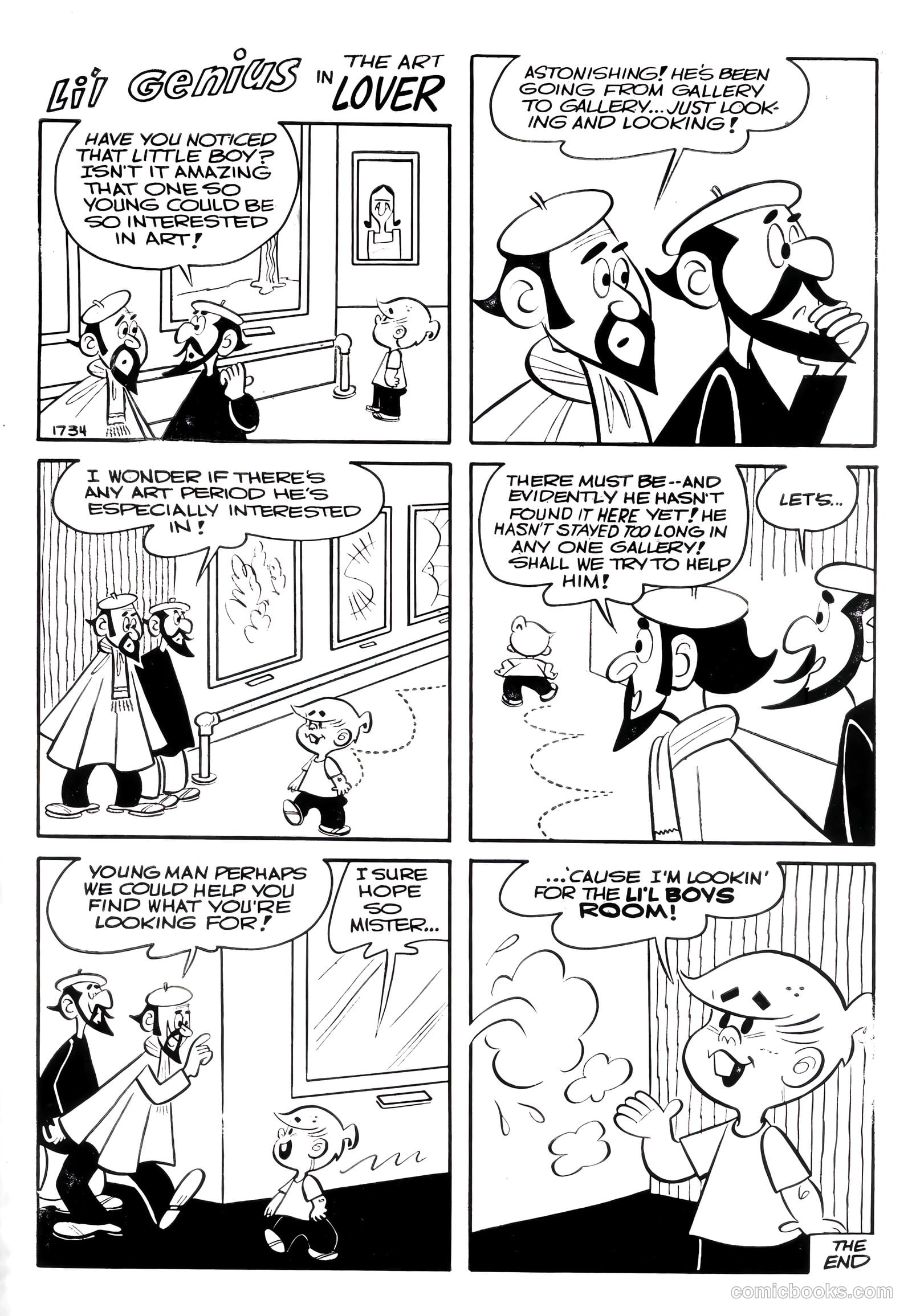 Li'l Tomboy #97 (1958) — page 35 of 36