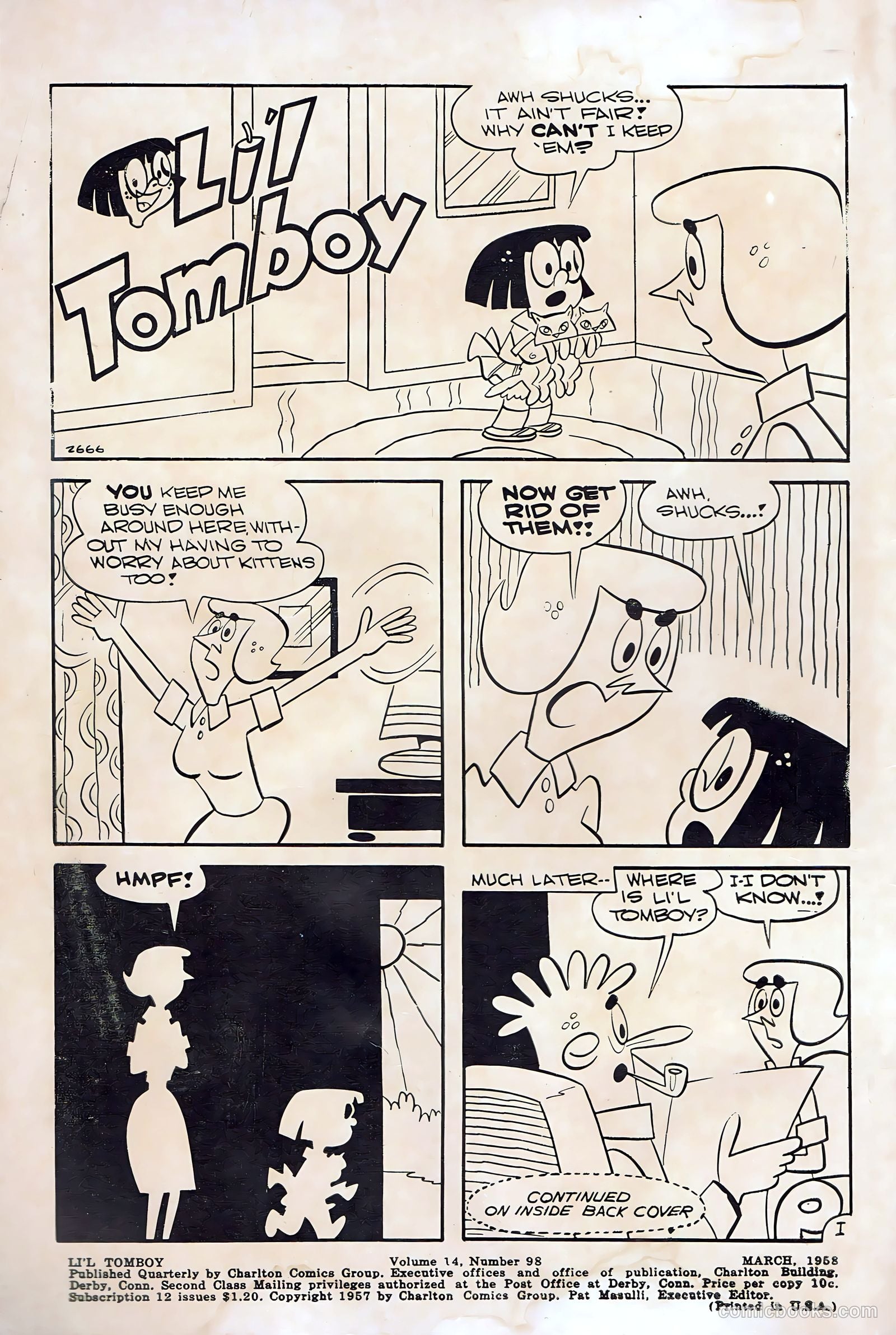Li'l Tomboy #98 (1958) — page 2 of 36