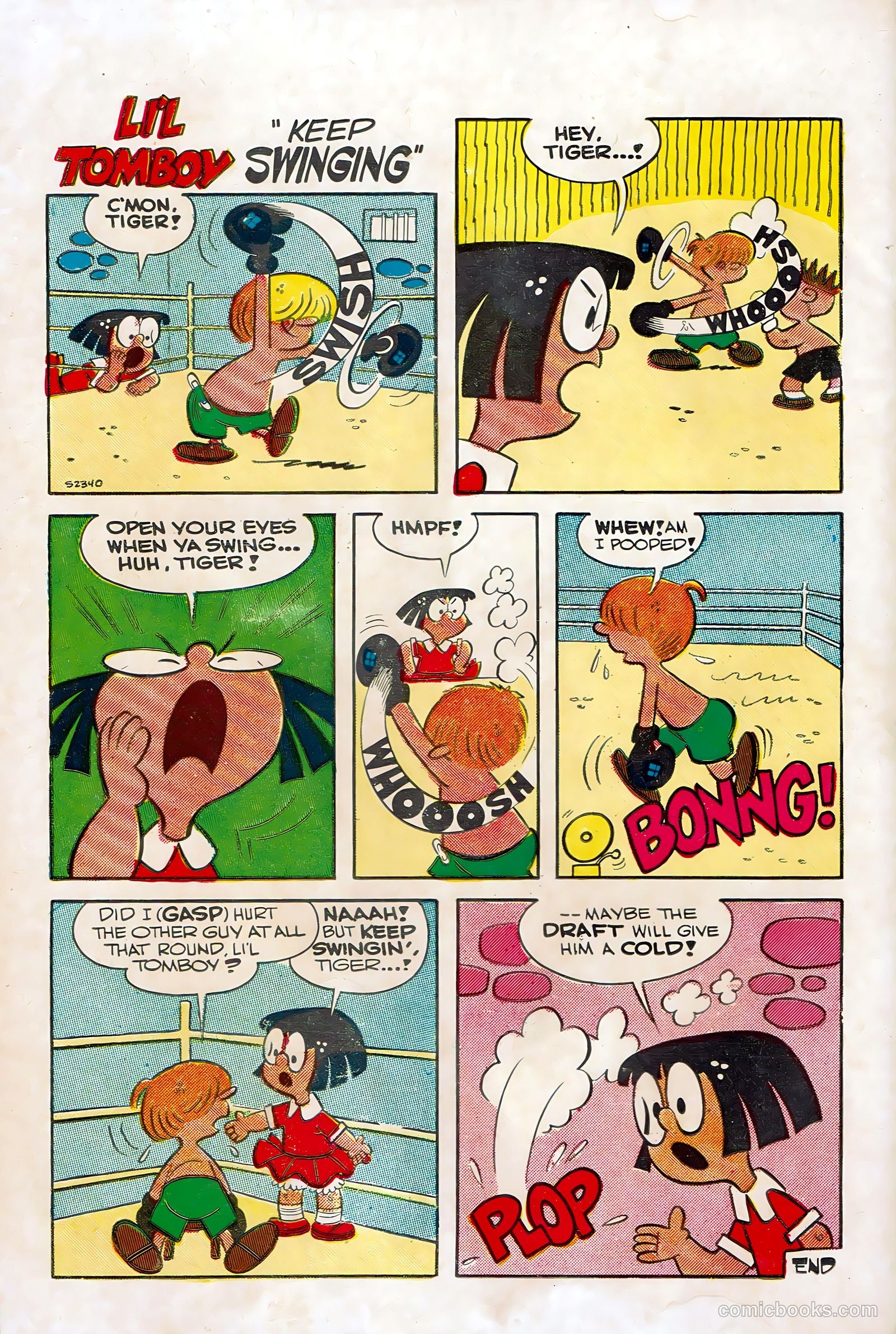 Li'l Tomboy #98 (1958) — page 36 of 36