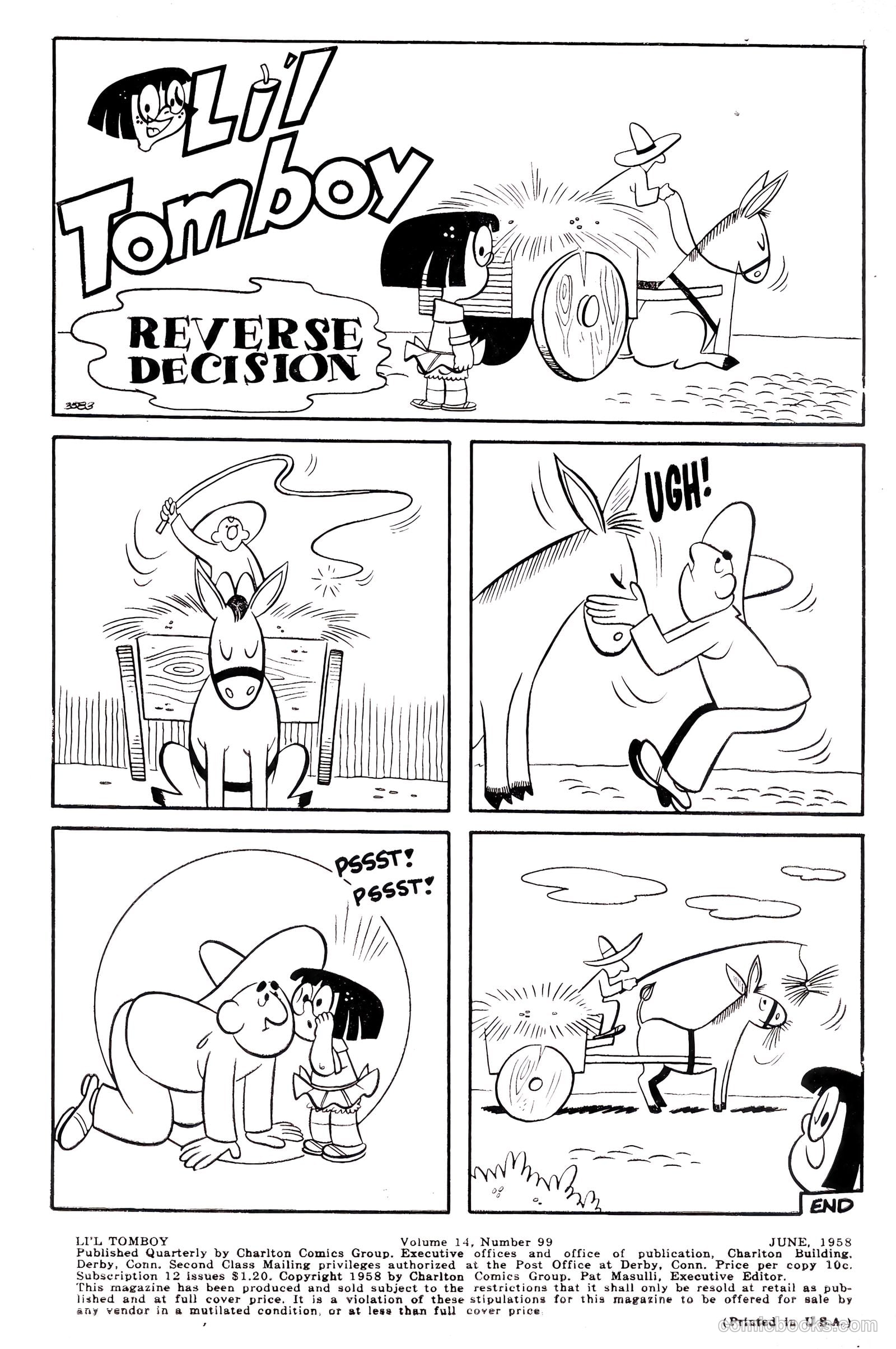 Li'l Tomboy #99 (1958) — page 2 of 36