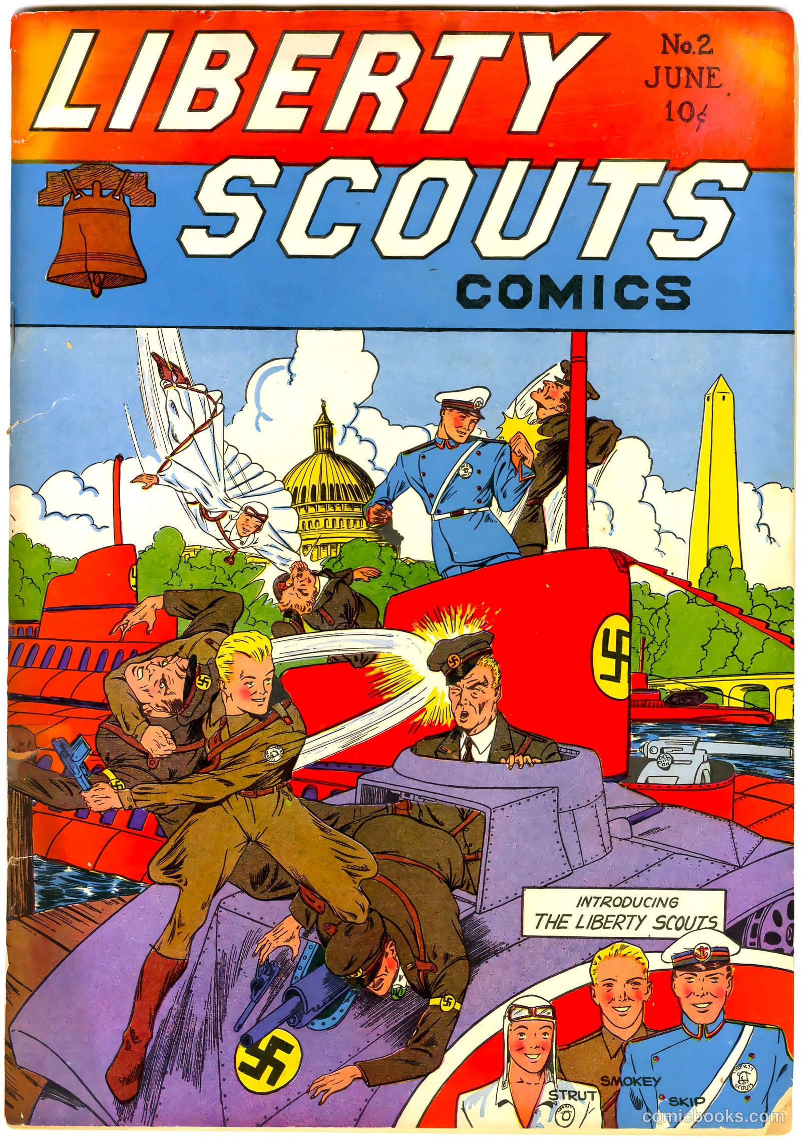 Liberty Scouts Comics #2 (1941) — page 2 of 69