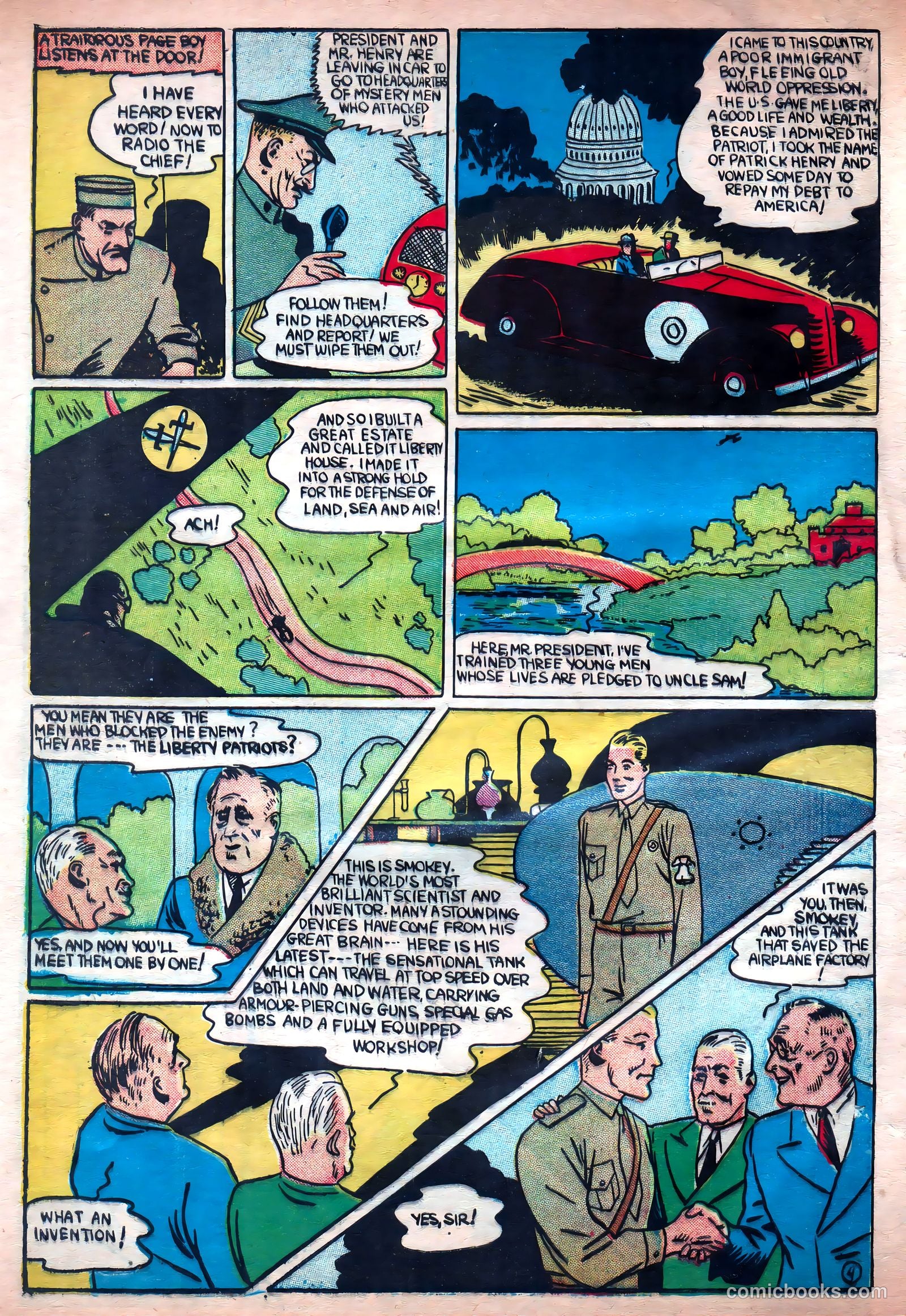 Liberty Scouts Comics #2 (1941) — page 7 of 69
