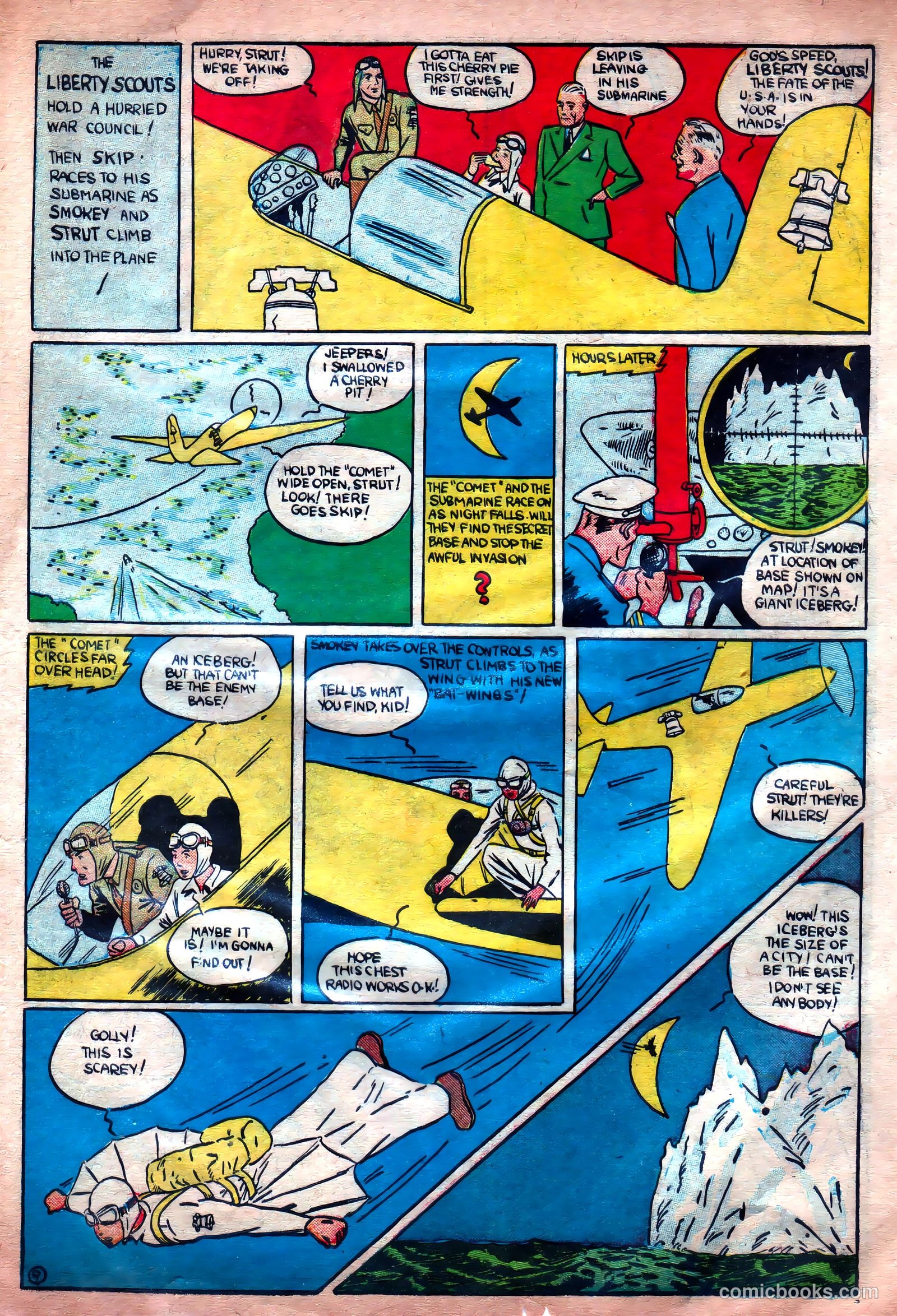 Liberty Scouts Comics #2 (1941) — page 12 of 69