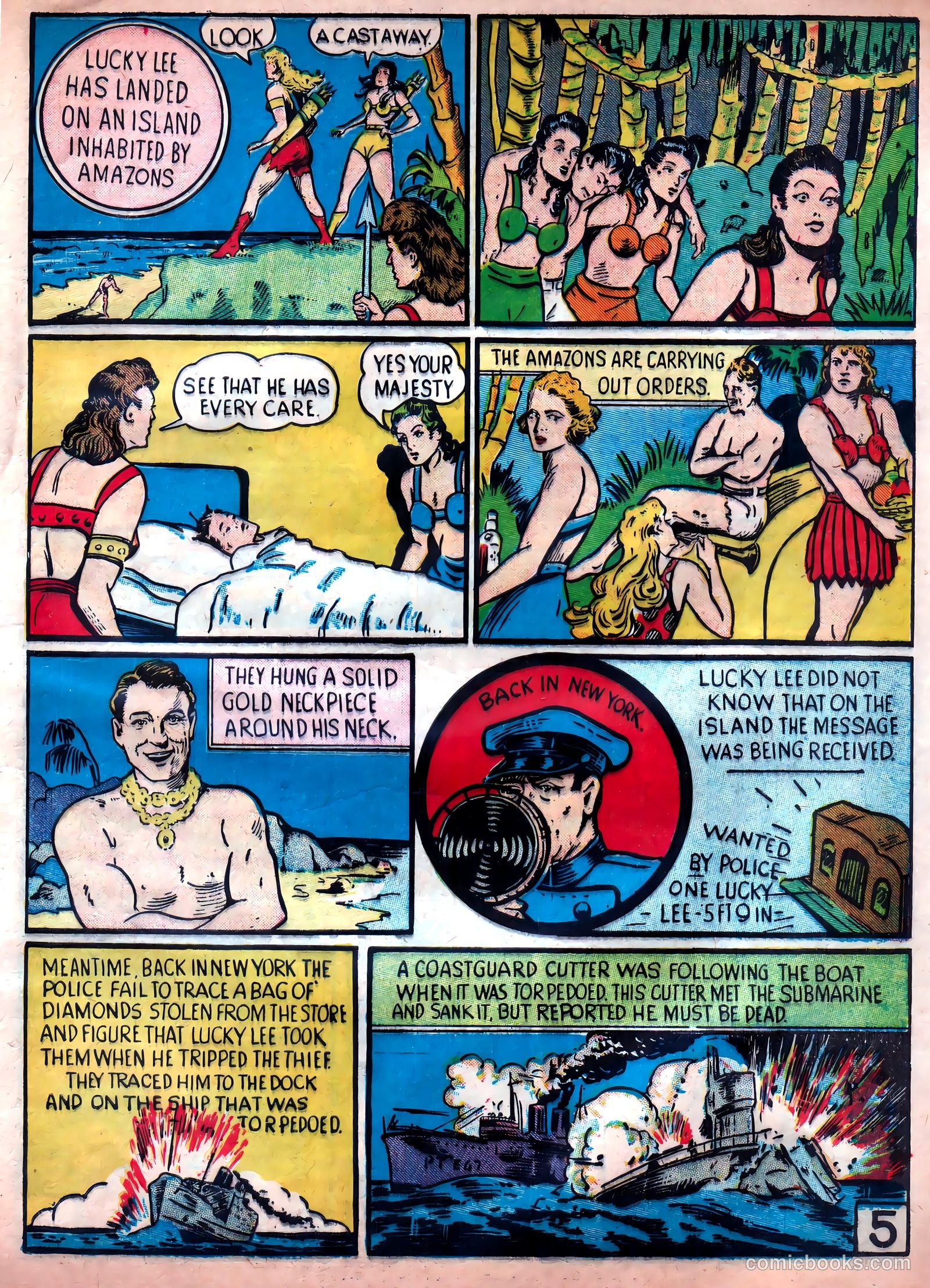 Liberty Scouts Comics #2 (1941) — page 56 of 69