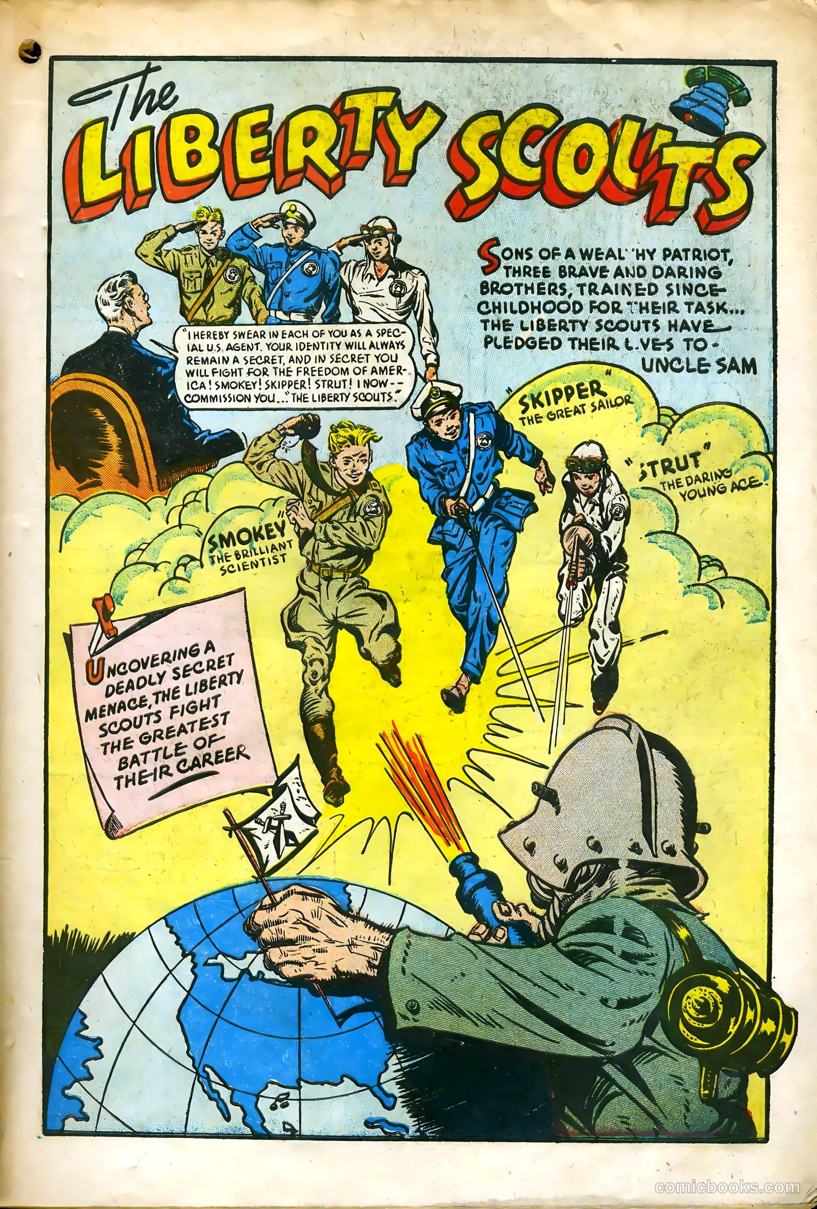 Liberty Scouts Comics #3 (1941) — page 3 of 68