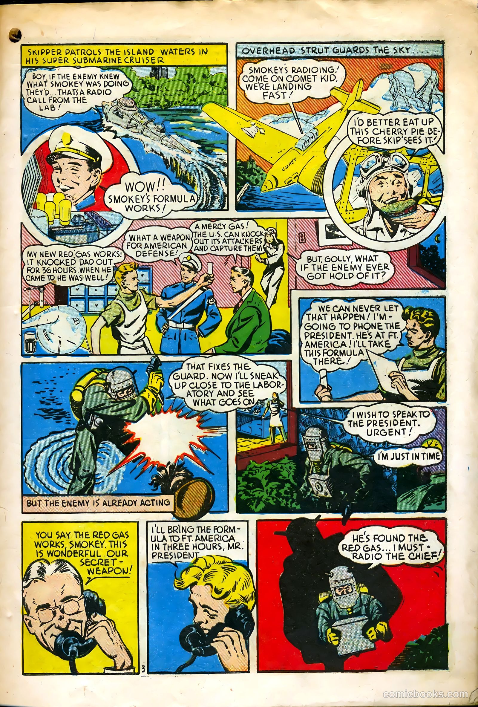 Liberty Scouts Comics #3 (1941) — page 5 of 68