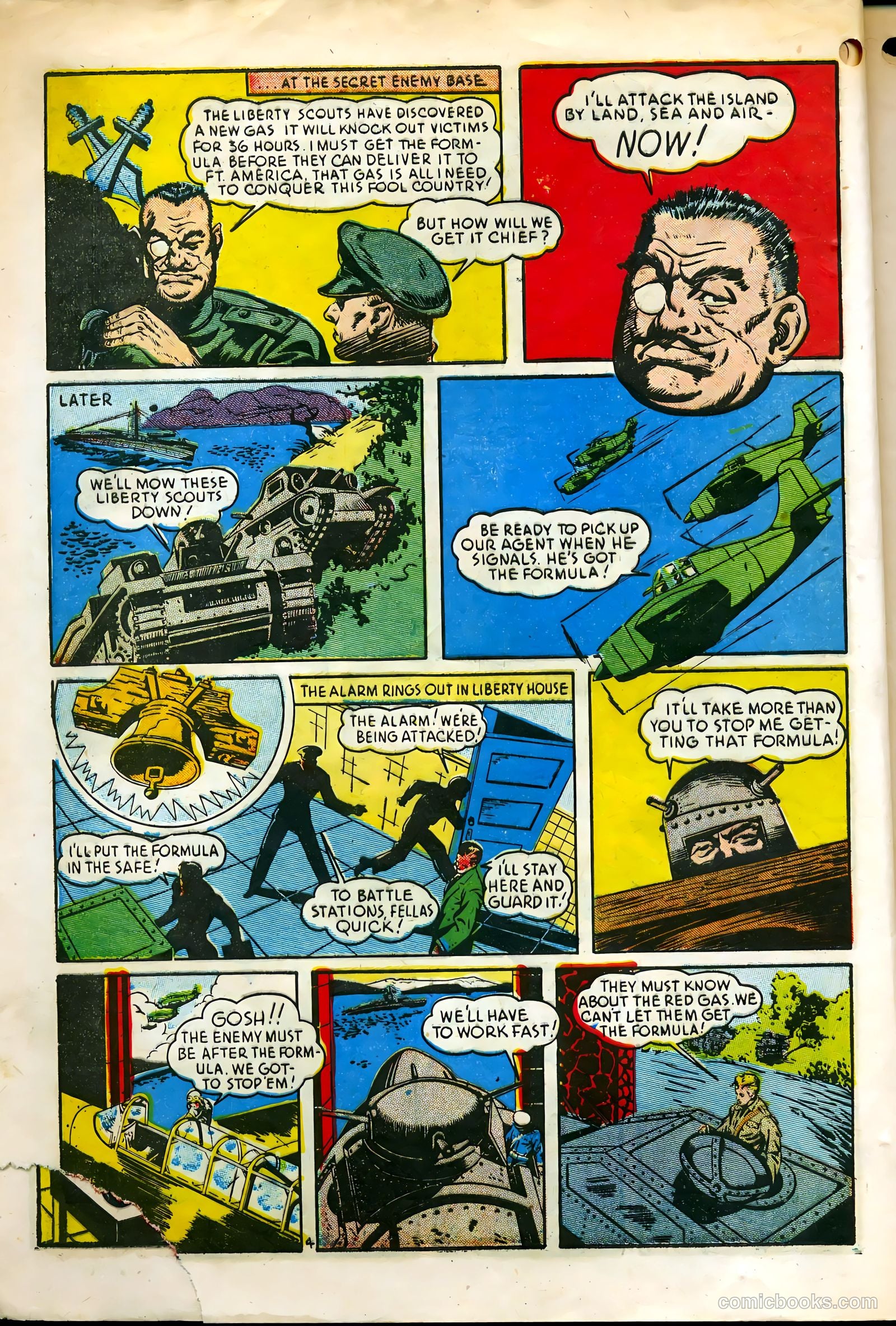 Liberty Scouts Comics #3 (1941) — page 6 of 68