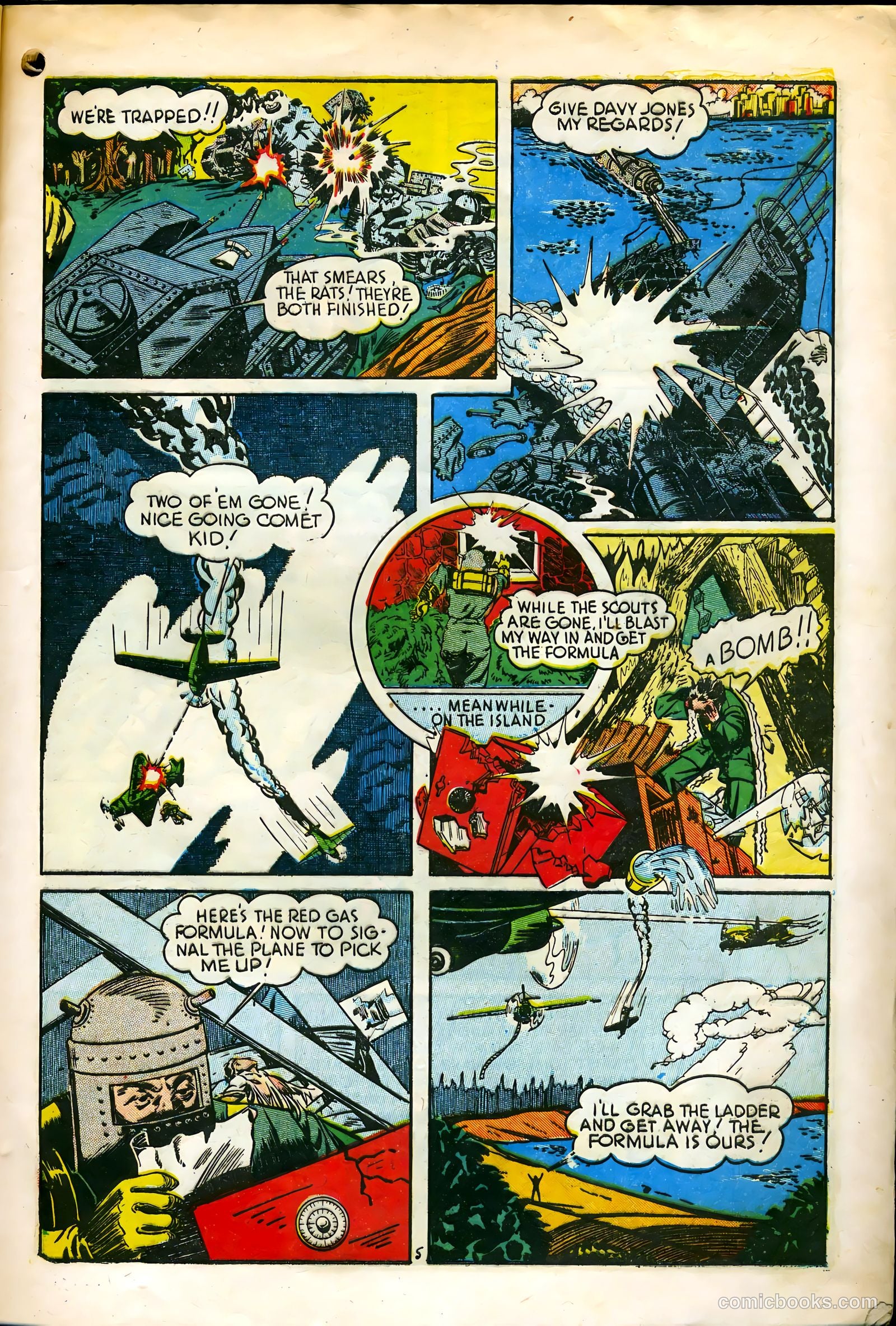 Liberty Scouts Comics #3 (1941) — page 7 of 68
