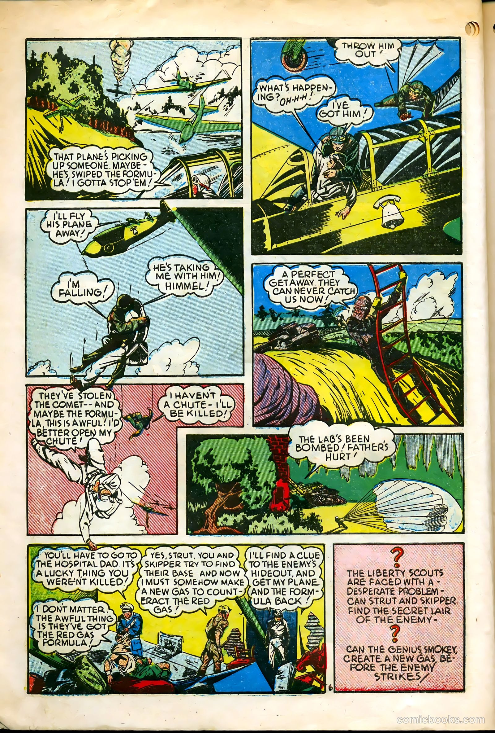 Liberty Scouts Comics #3 (1941) — page 8 of 68