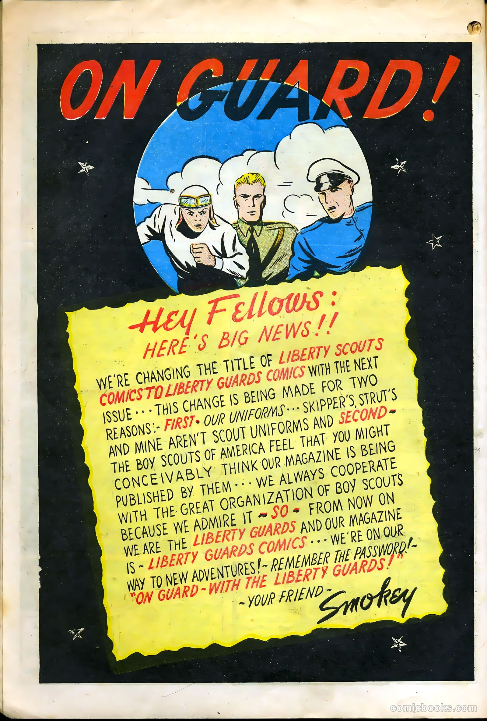 Liberty Scouts Comics #3 (1941) — page 18 of 68