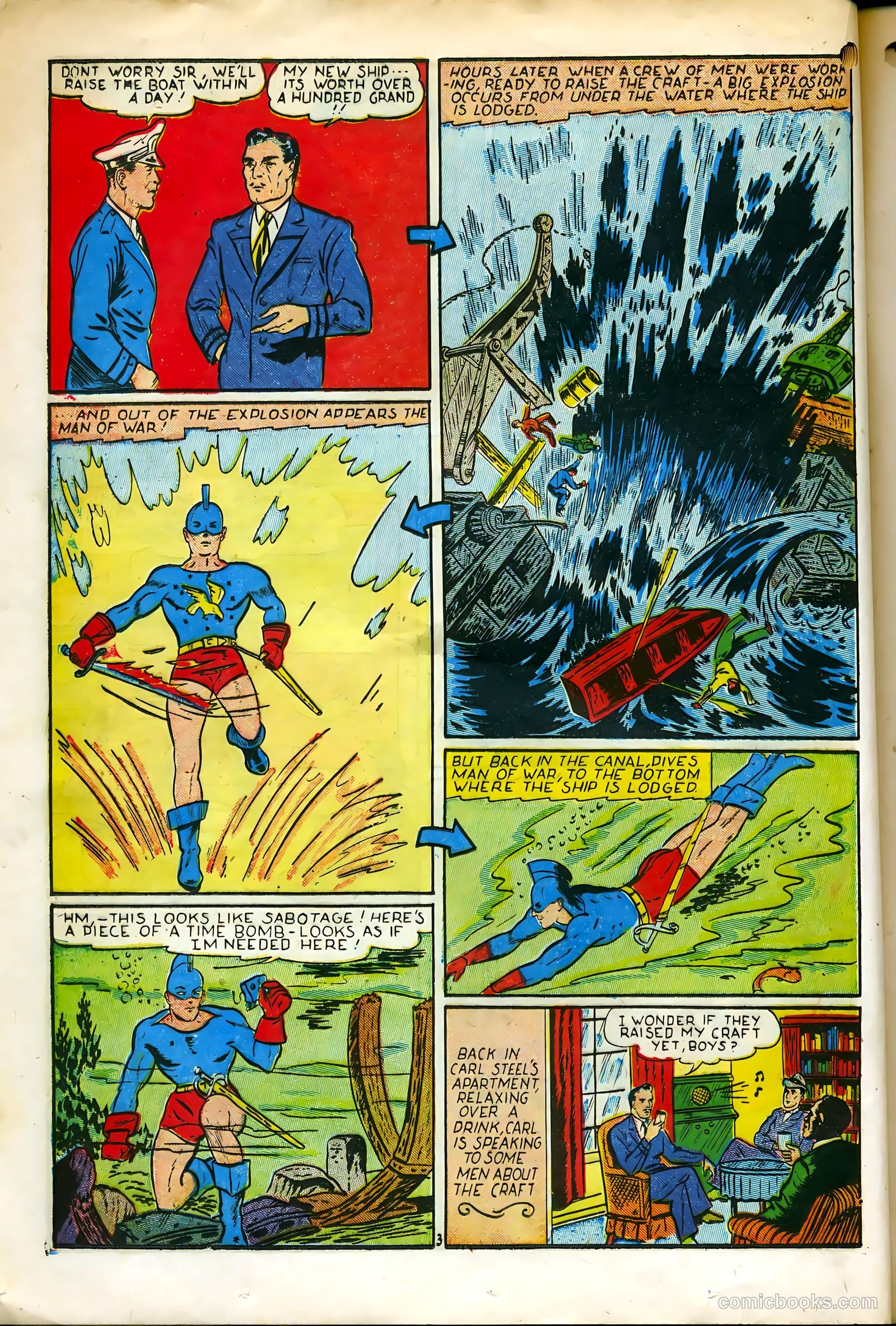 Liberty Scouts Comics #3 (1941) — page 22 of 68