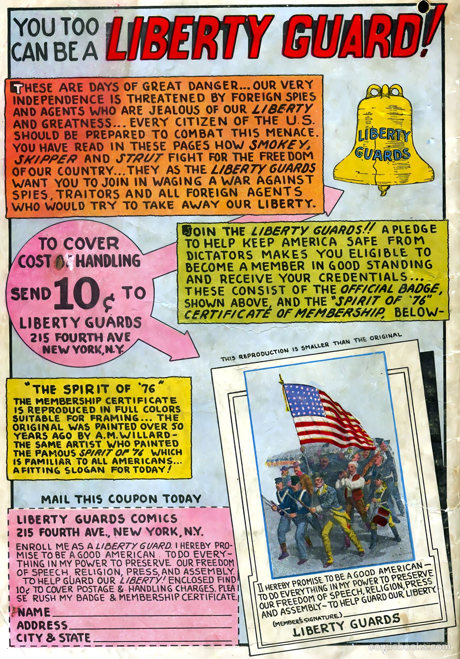 Liberty Scouts Comics #3 (1941) — page 68 of 68