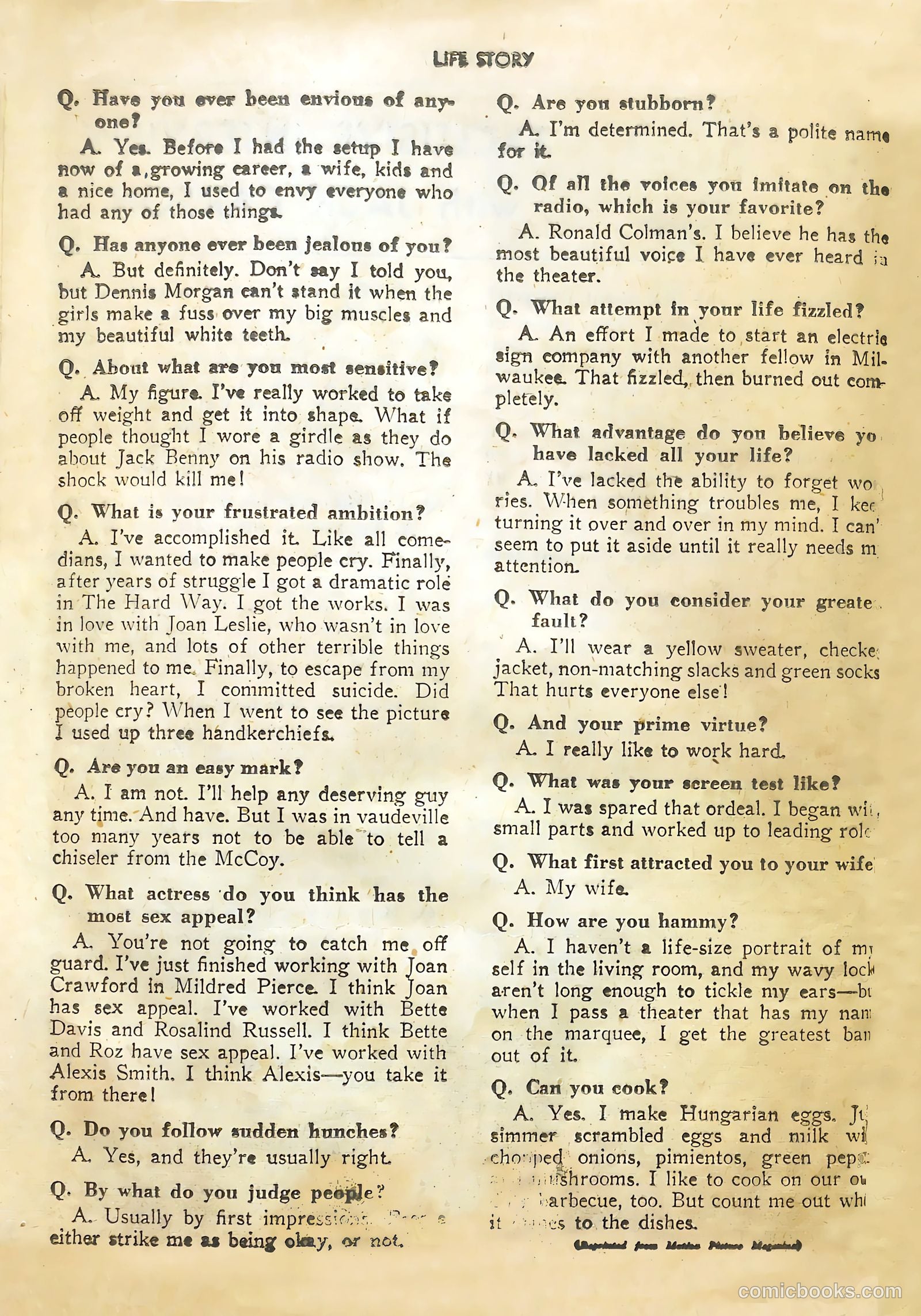 Life Story #10 (1950) — page 40 of 52