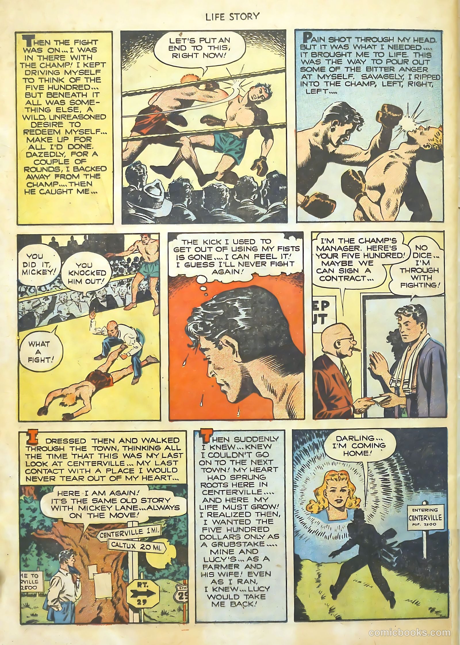 Life Story #11 (1950) — page 34 of 36