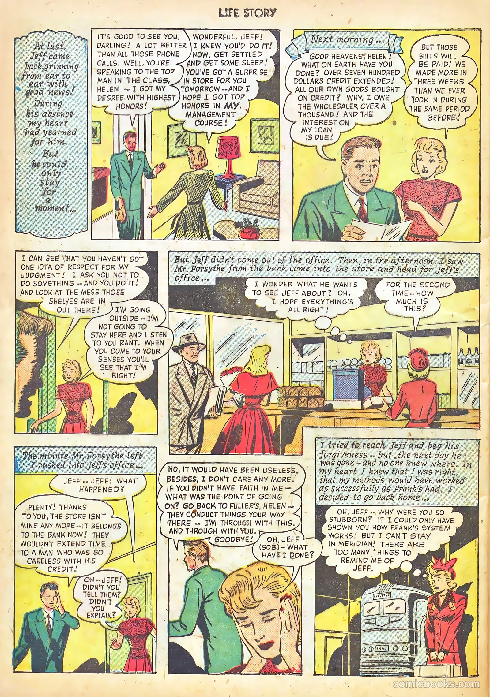 Life Story #14 (1950) — page 36 of 53
