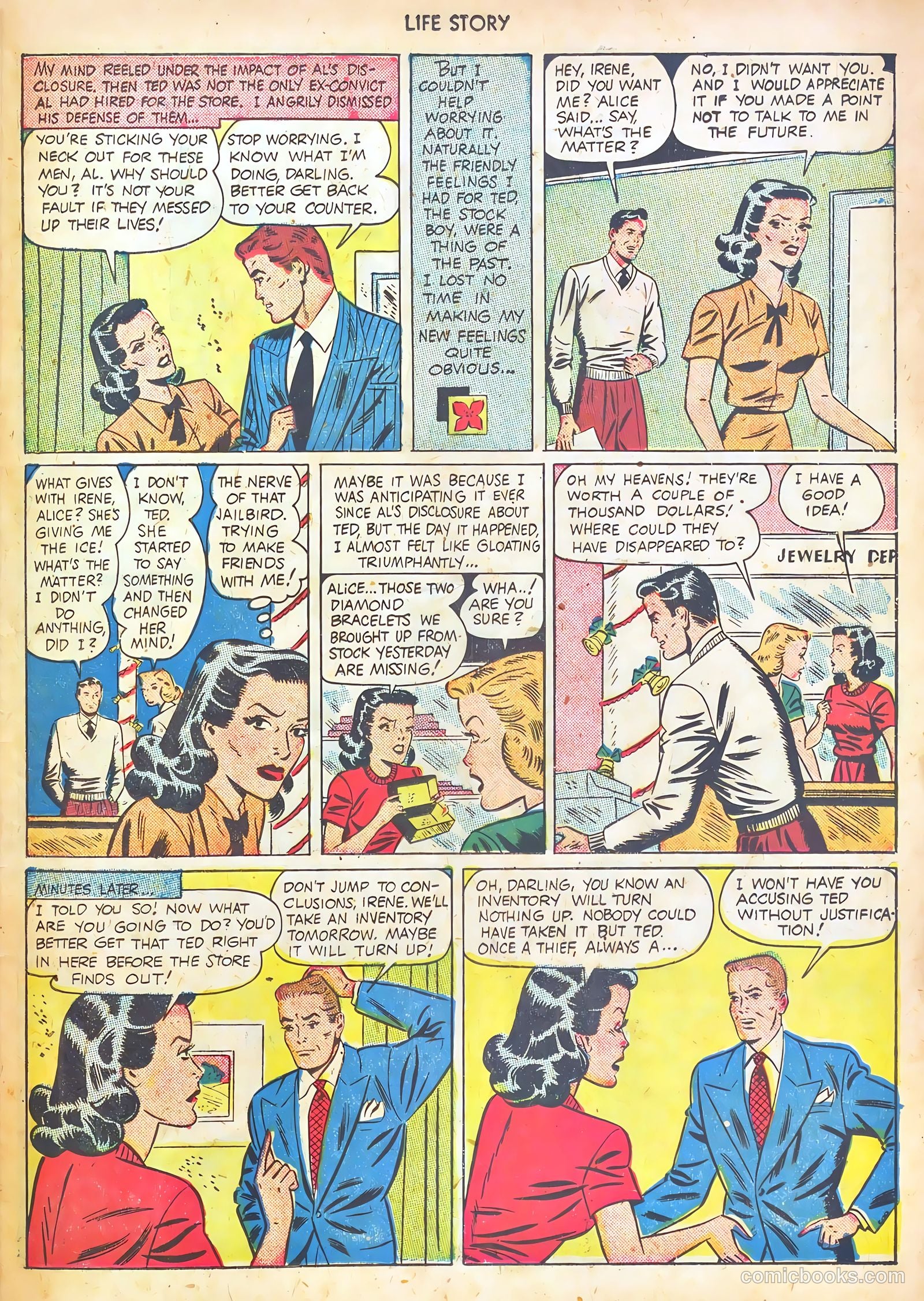 Life Story #14 (1950) — page 45 of 53