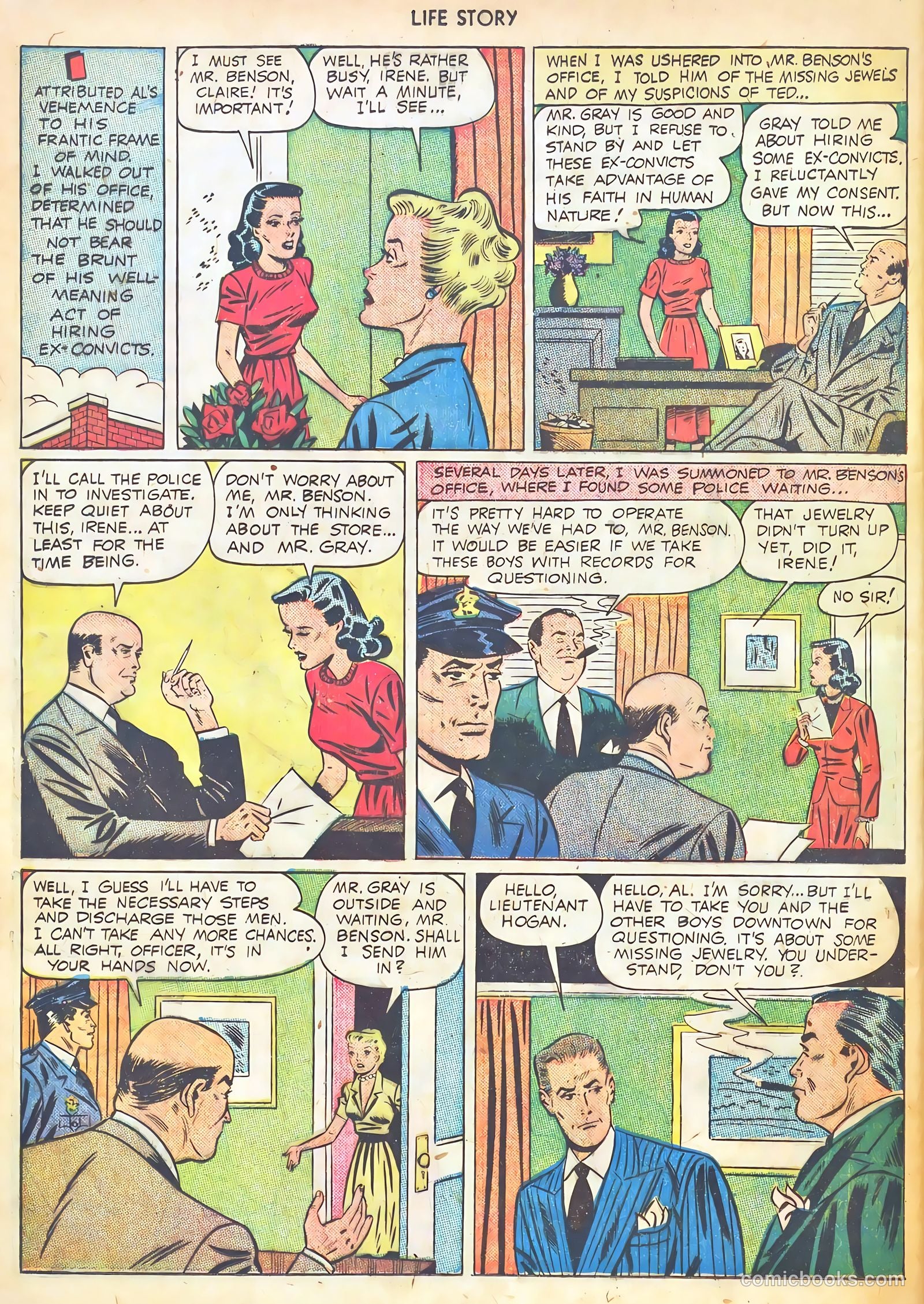 Life Story #14 (1950) — page 46 of 53