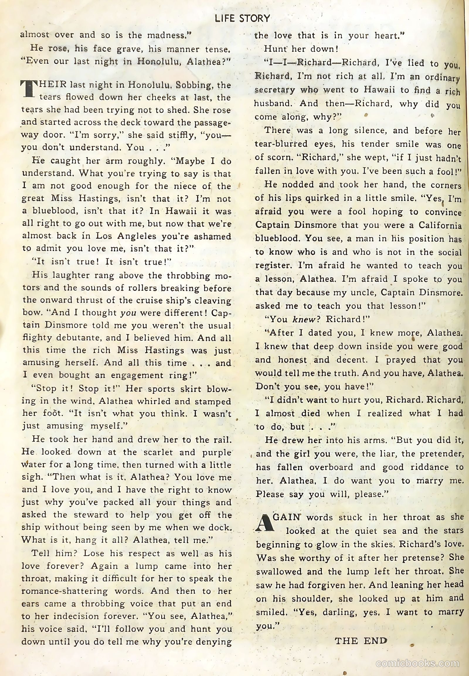 Life Story #15 (1950) — page 16 of 36