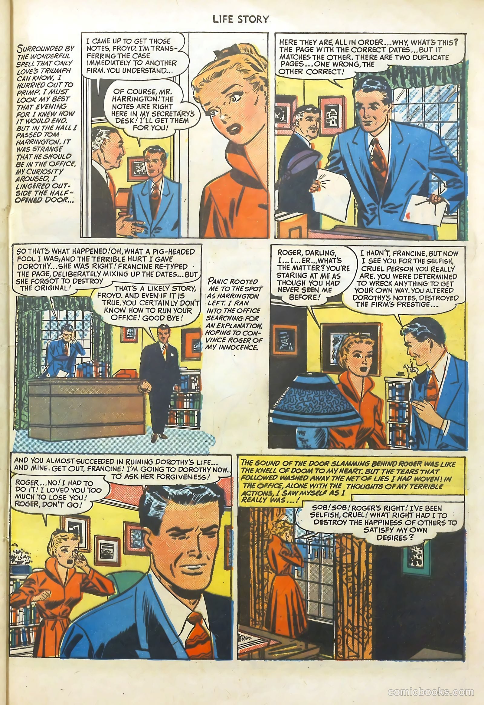 Life Story #15 (1950) — page 25 of 36