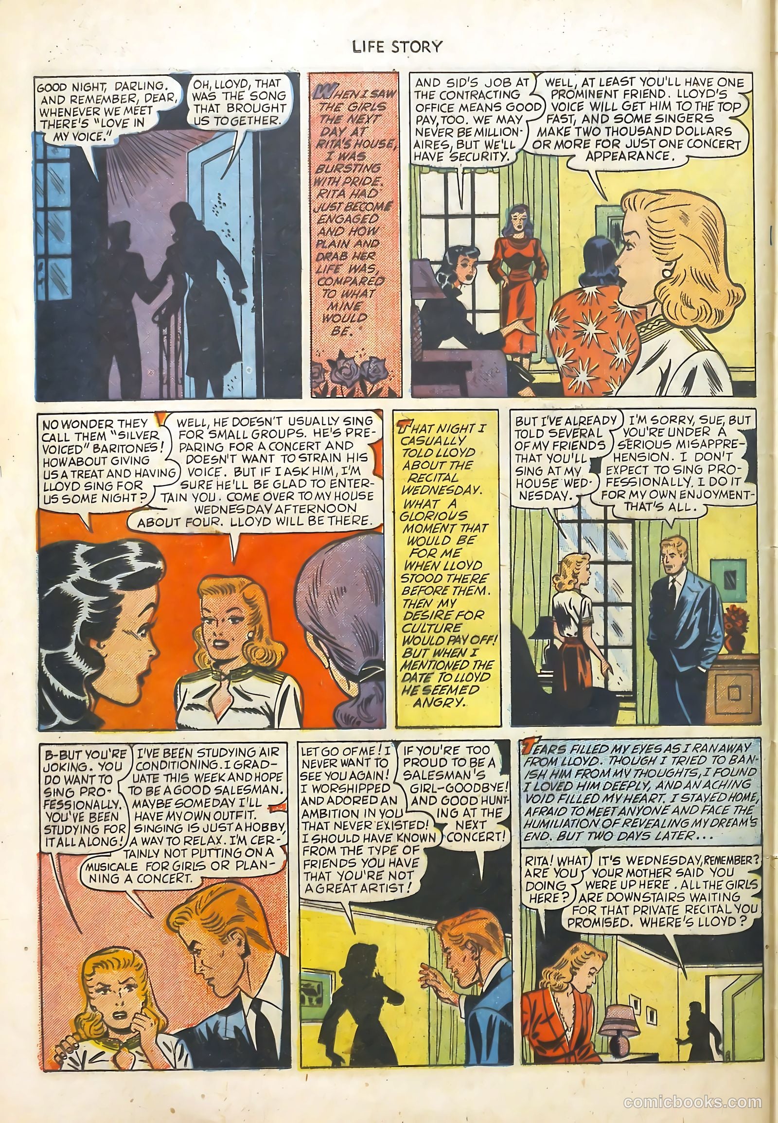 Life Story #15 (1950) — page 32 of 36