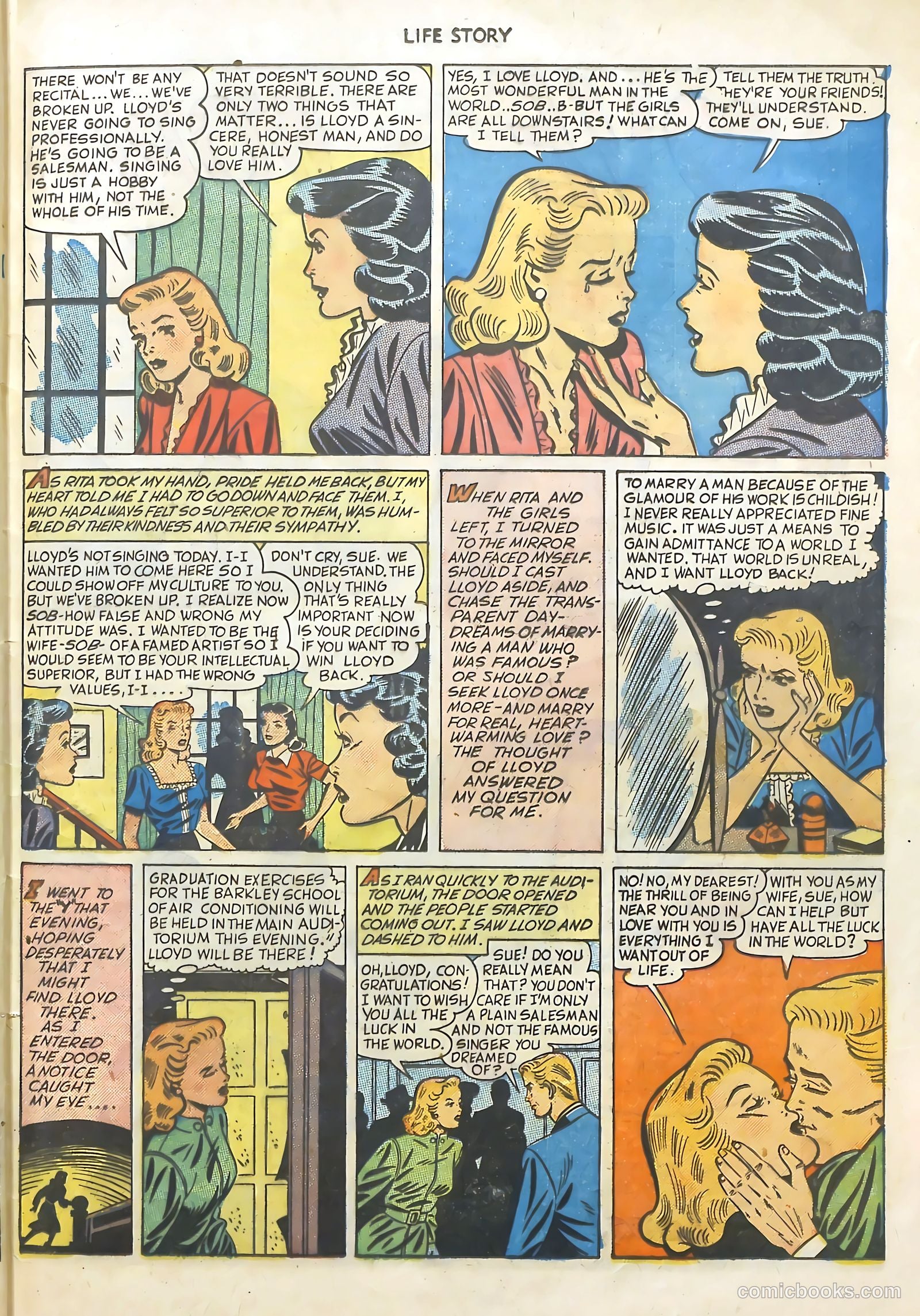 Life Story #15 (1950) — page 33 of 36