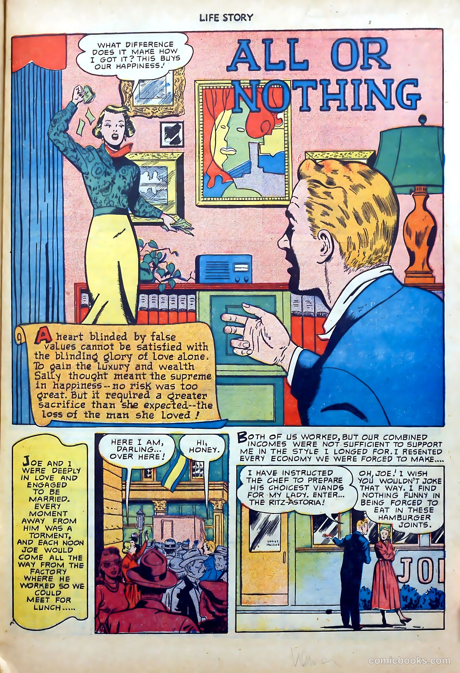 Life Story #19 (1950) — page 25 of 36