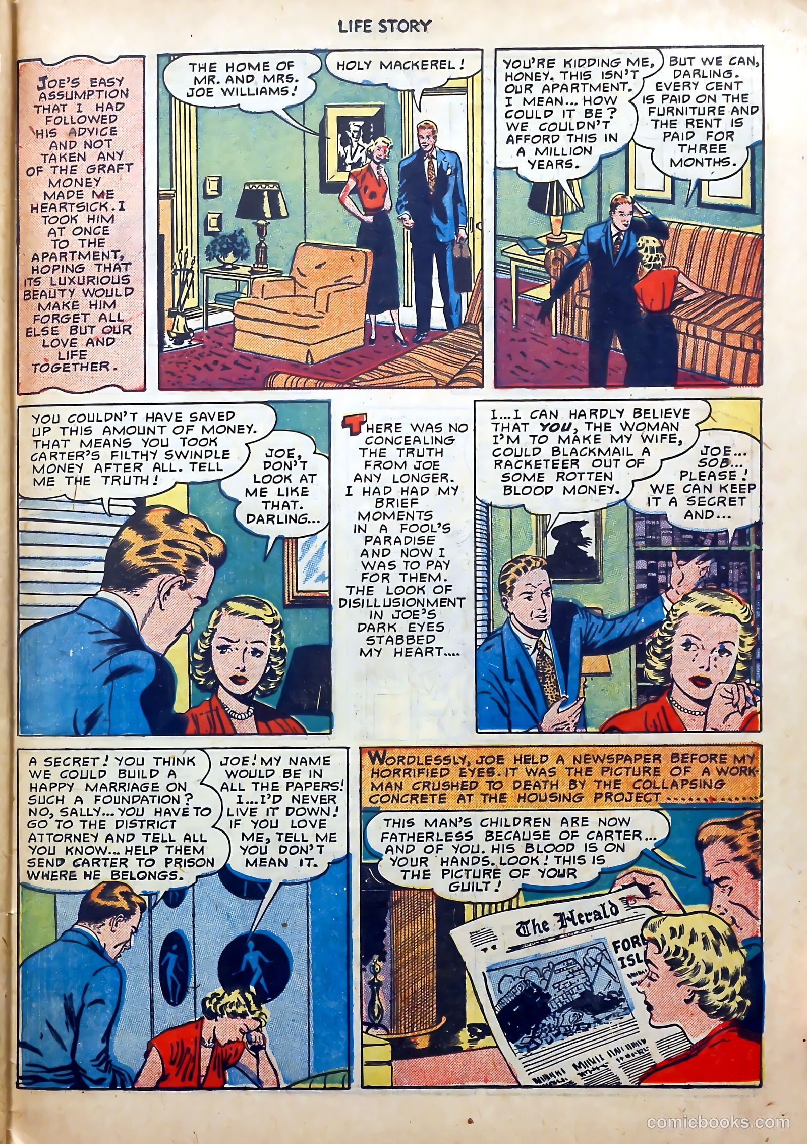 Life Story #19 (1950) — page 31 of 36