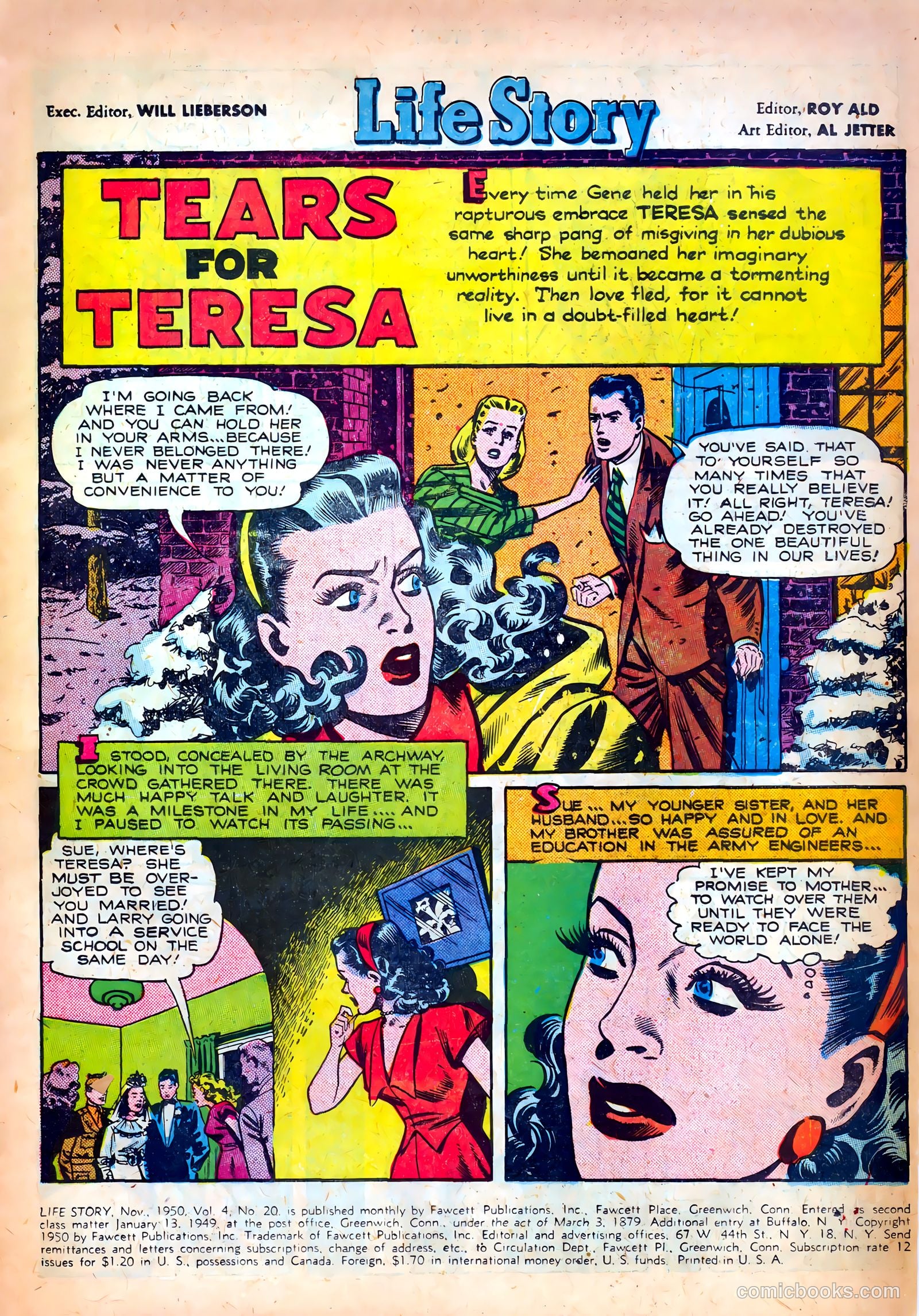 Life Story #20 (1950) — page 3 of 36
