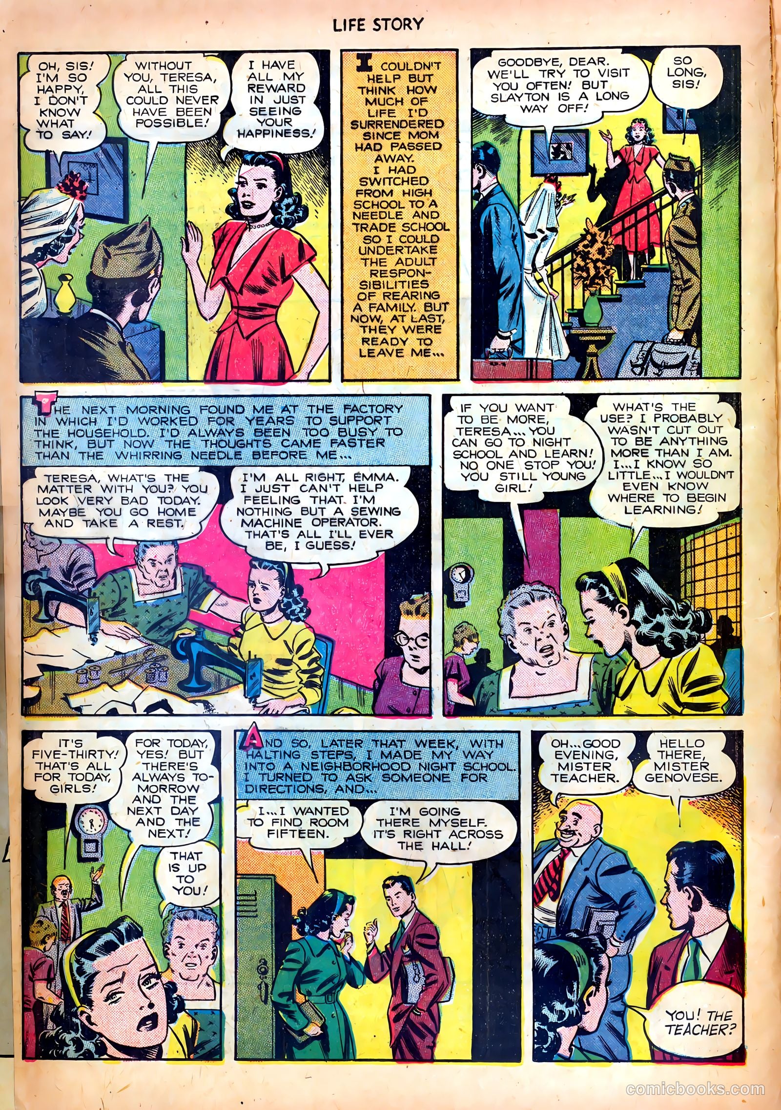 Life Story #20 (1950) — page 4 of 36
