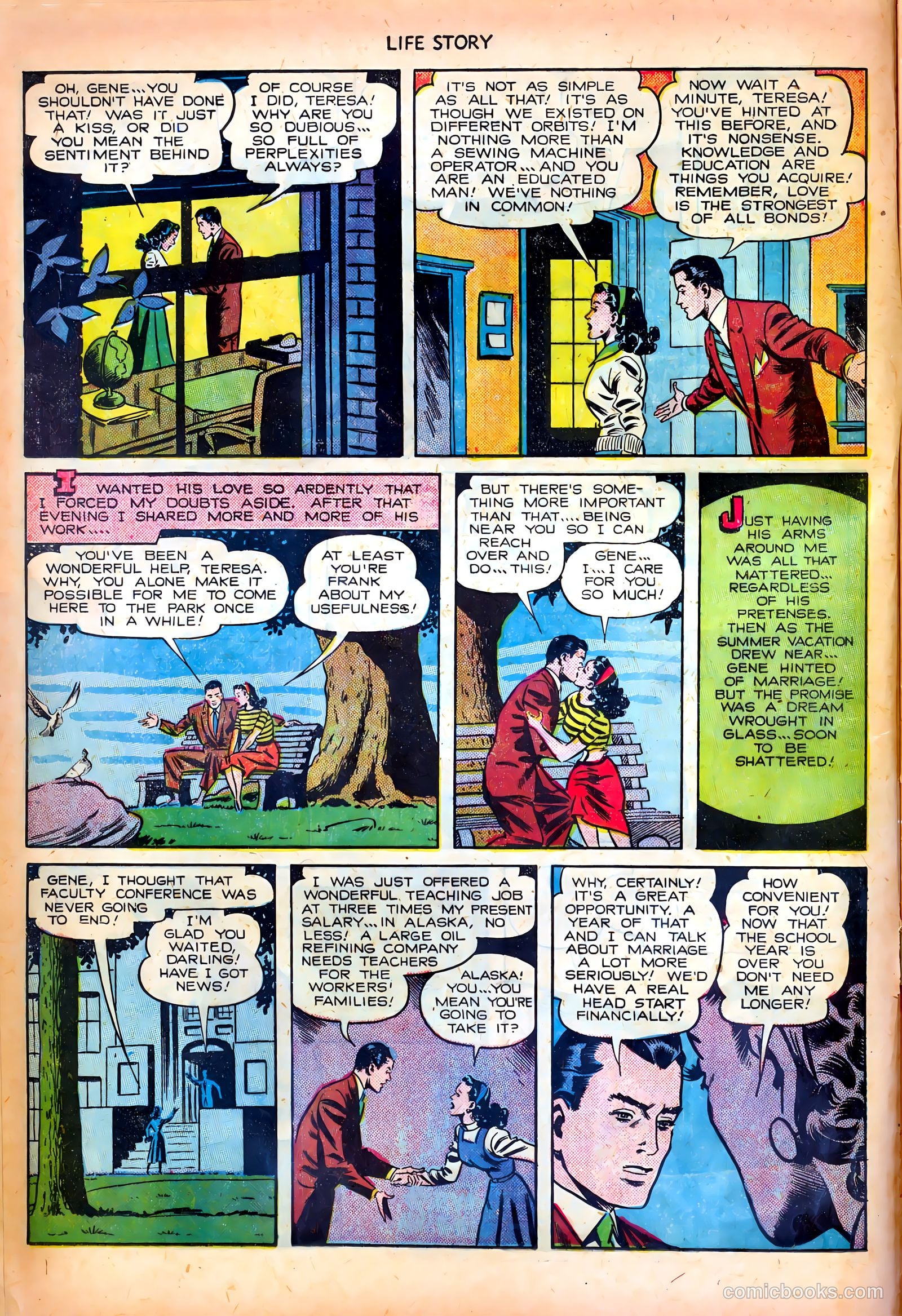 Life Story #20 (1950) — page 8 of 36
