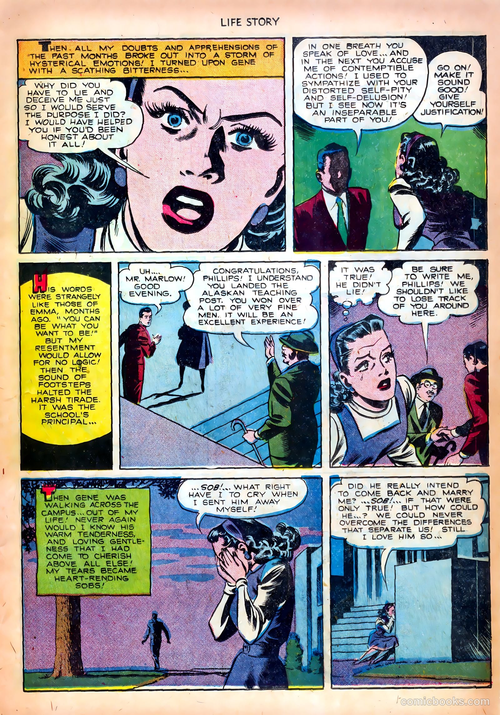 Life Story #20 (1950) — page 9 of 36