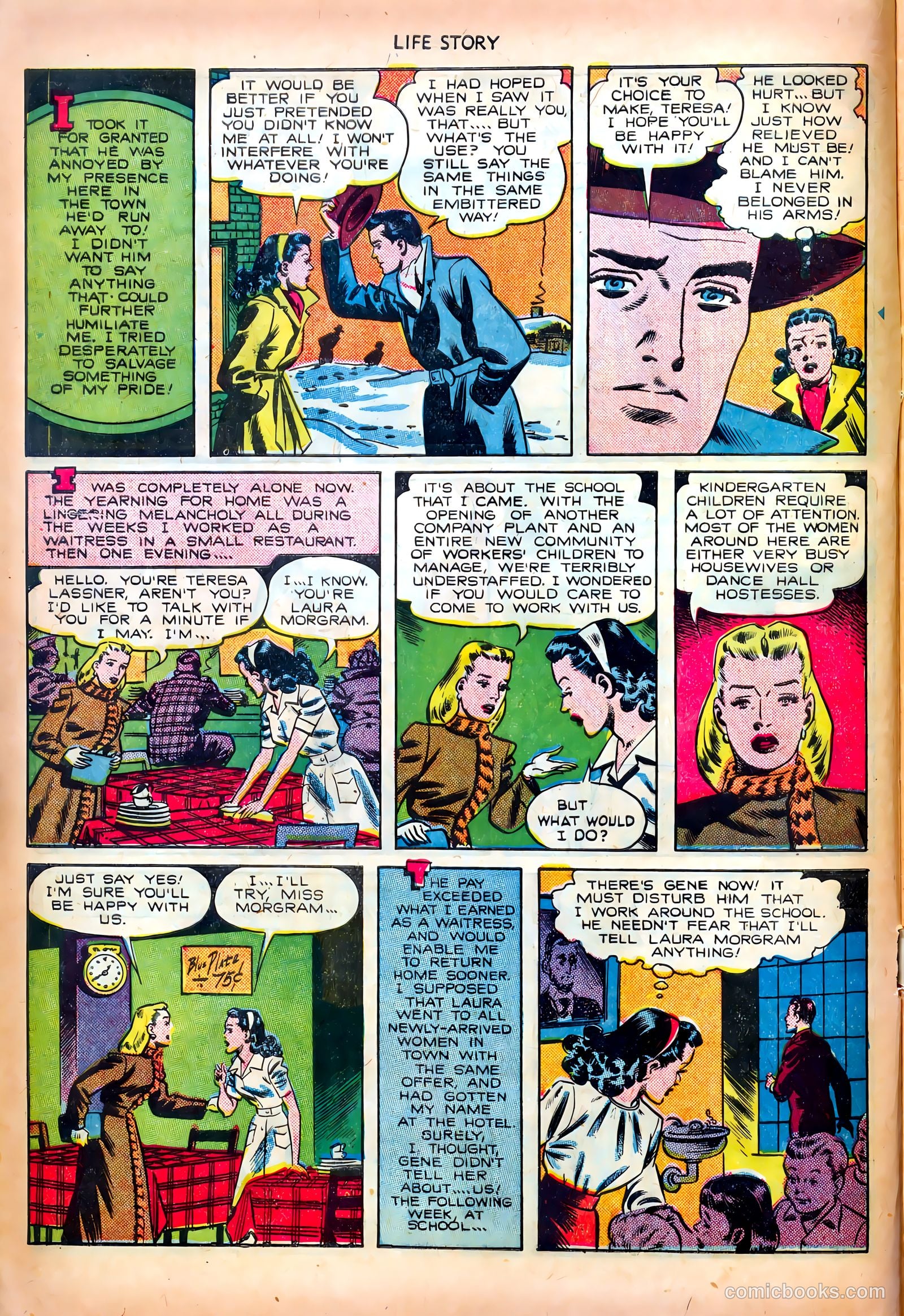 Life Story #20 (1950) — page 12 of 36