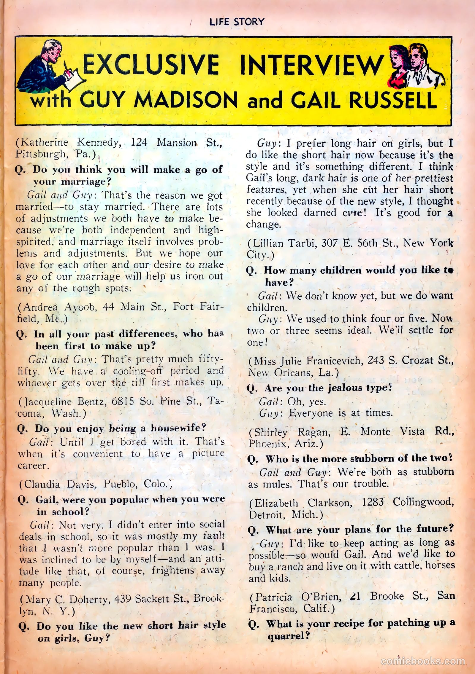 Life Story #20 (1950) — page 25 of 36