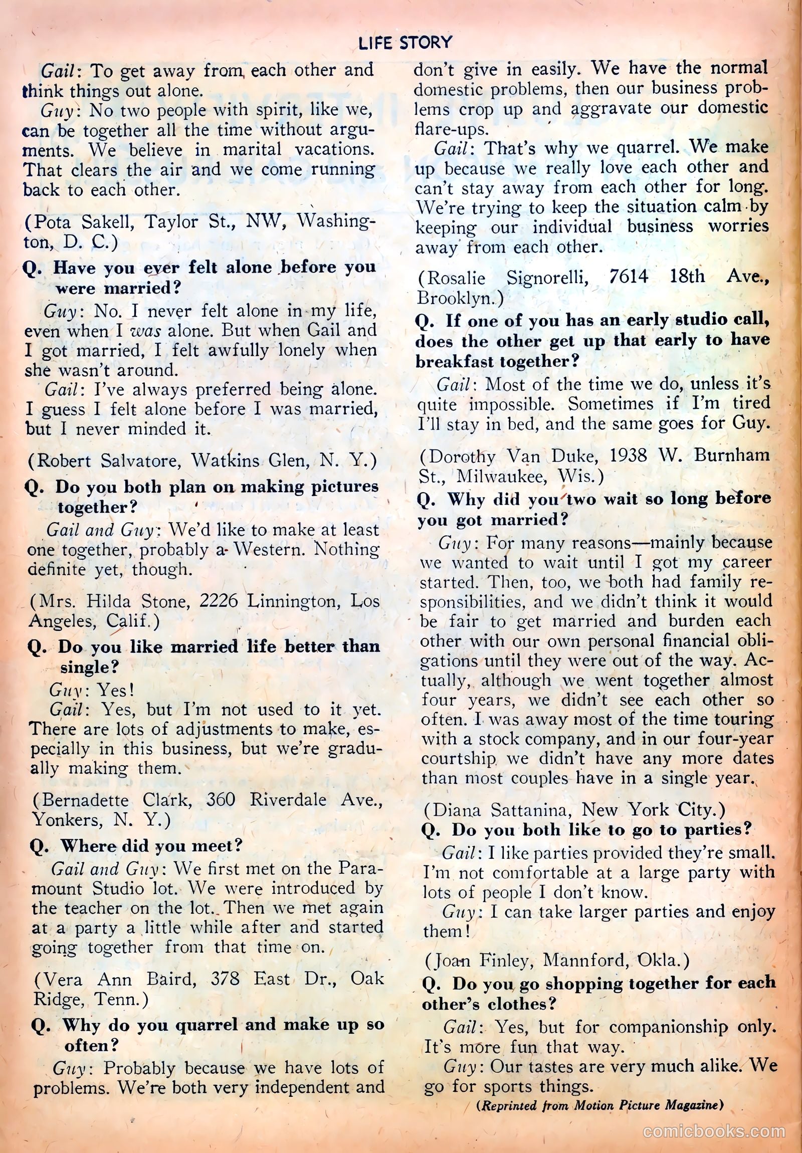 Life Story #20 (1950) — page 26 of 36