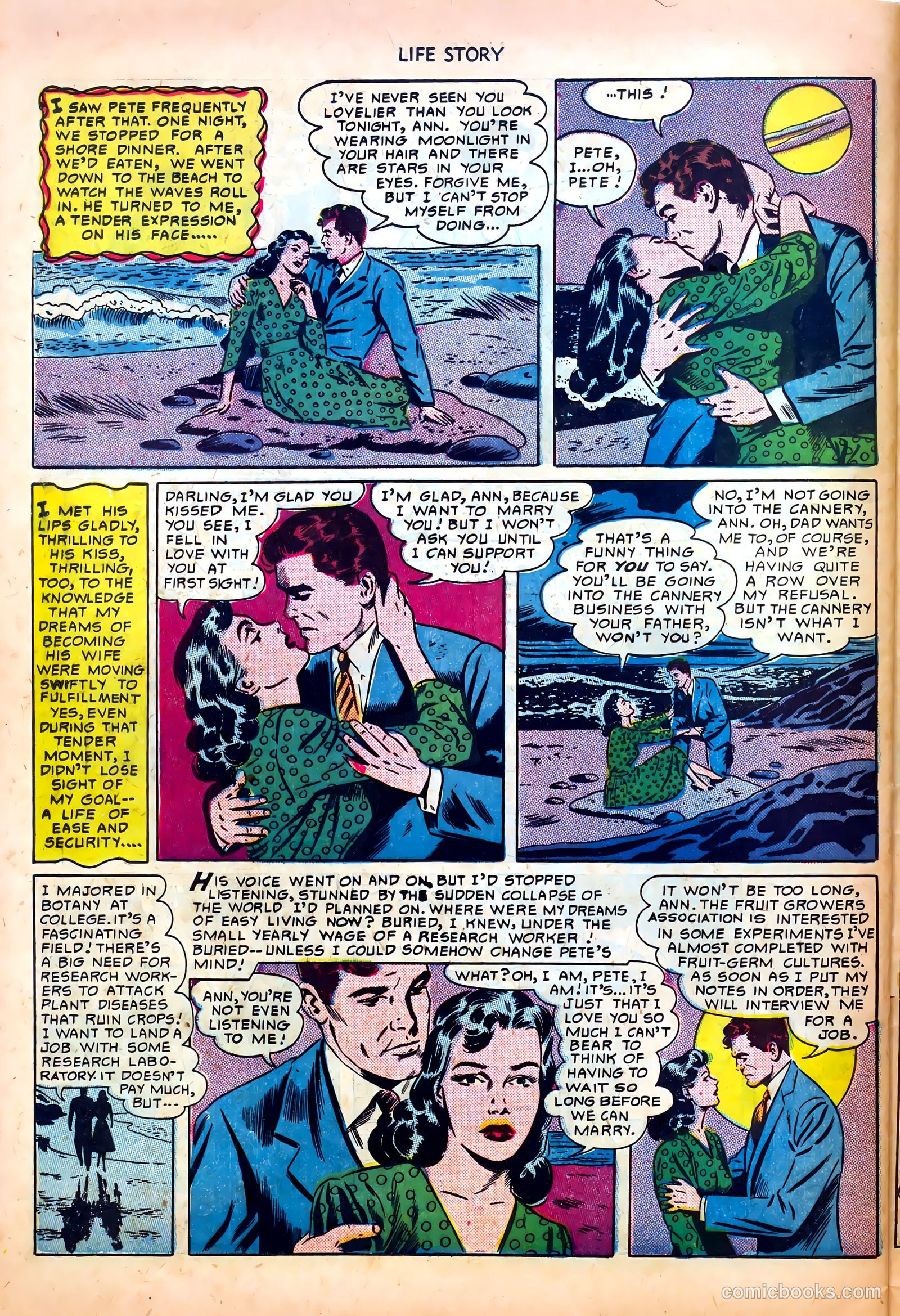 Life Story #20 (1950) — page 30 of 36
