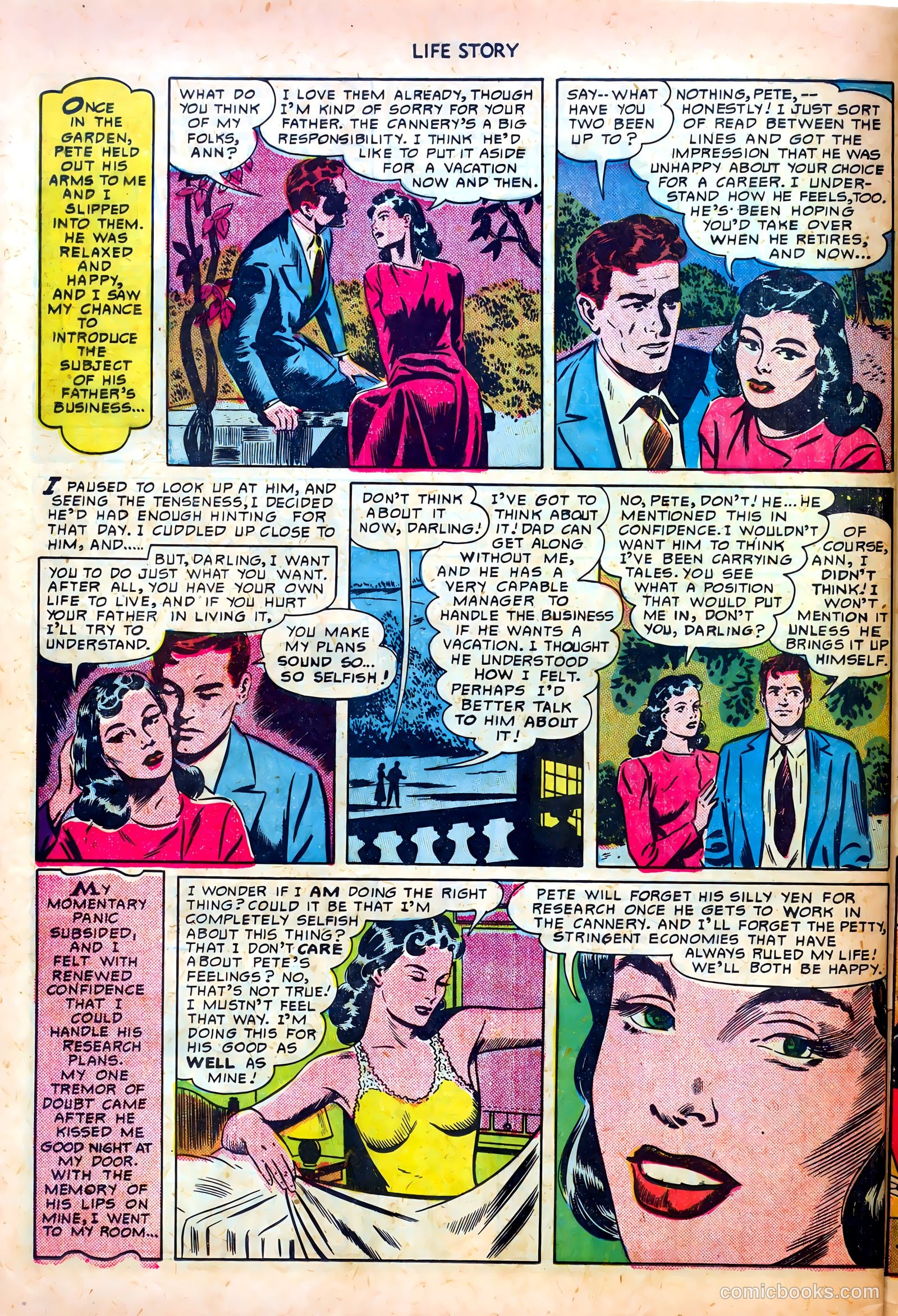 Life Story #20 (1950) — page 32 of 36