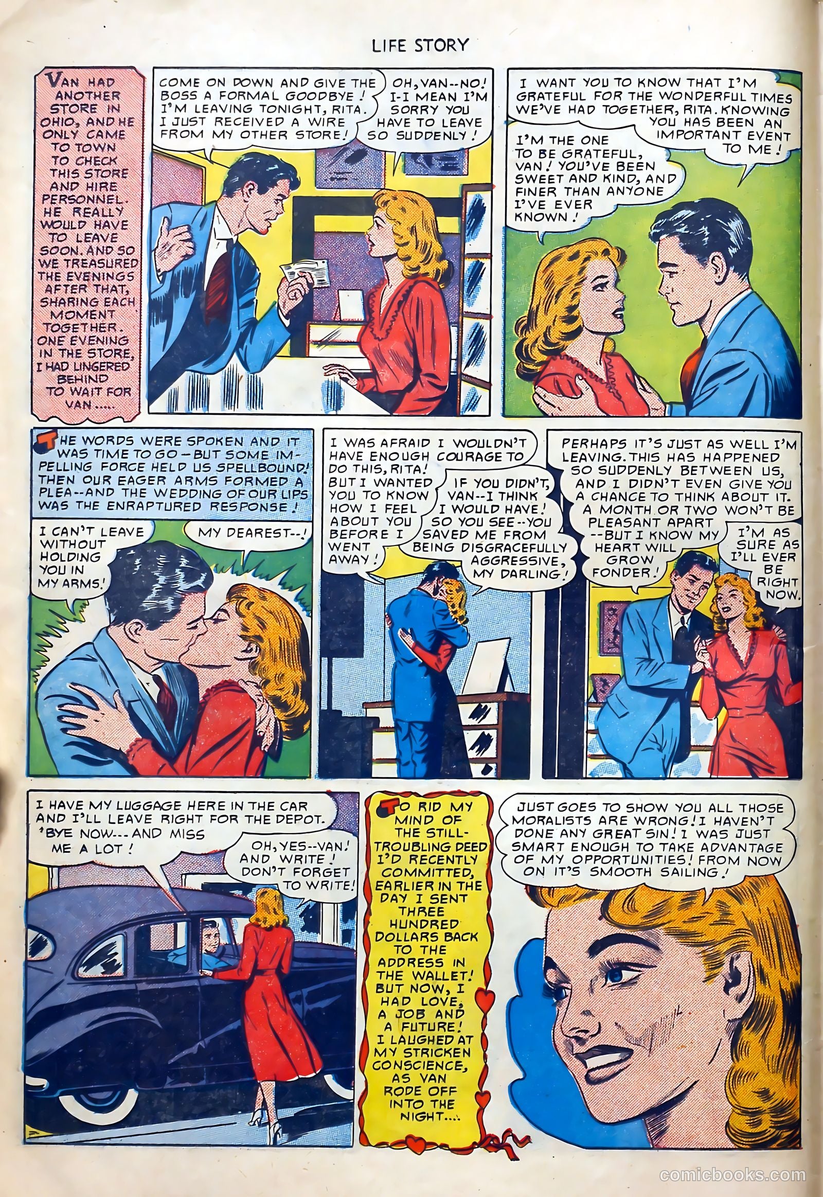 Life Story #22 (1951) — page 8 of 36