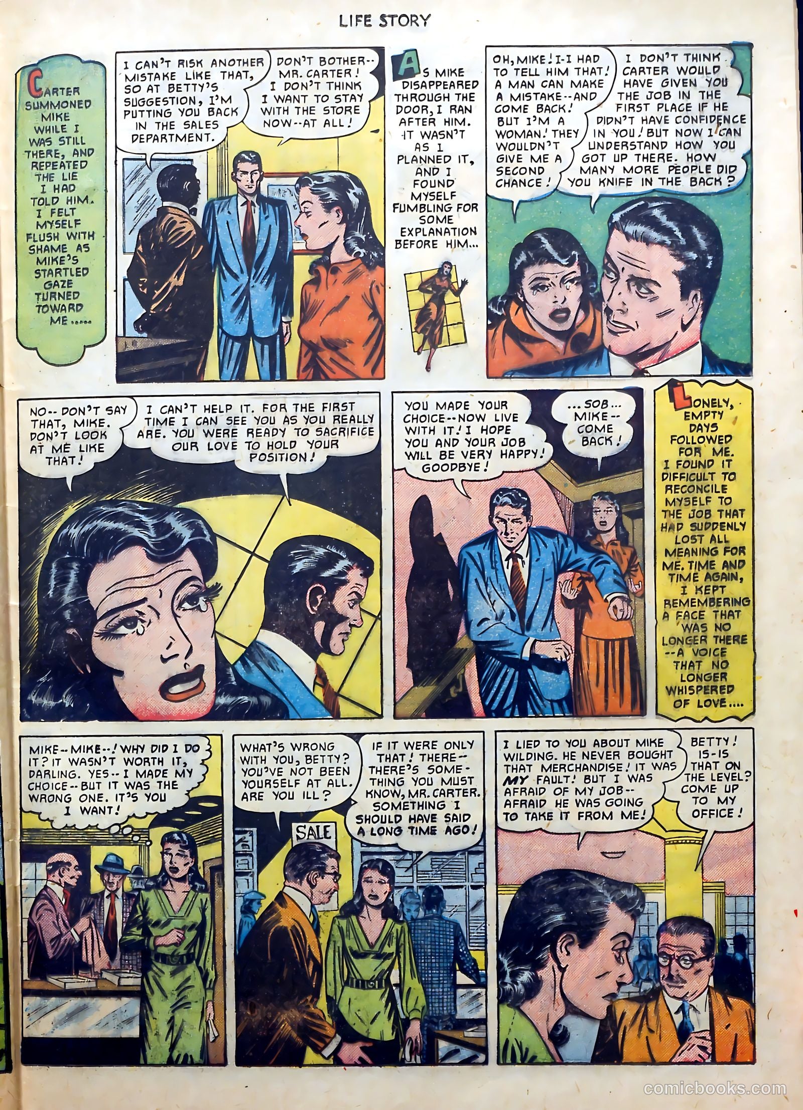 Life Story #23 (1951) — page 33 of 36