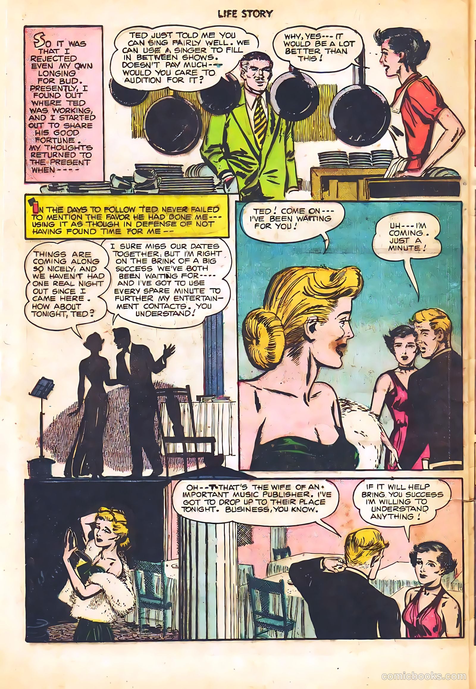 Life Story #24 (1951) — page 30 of 36