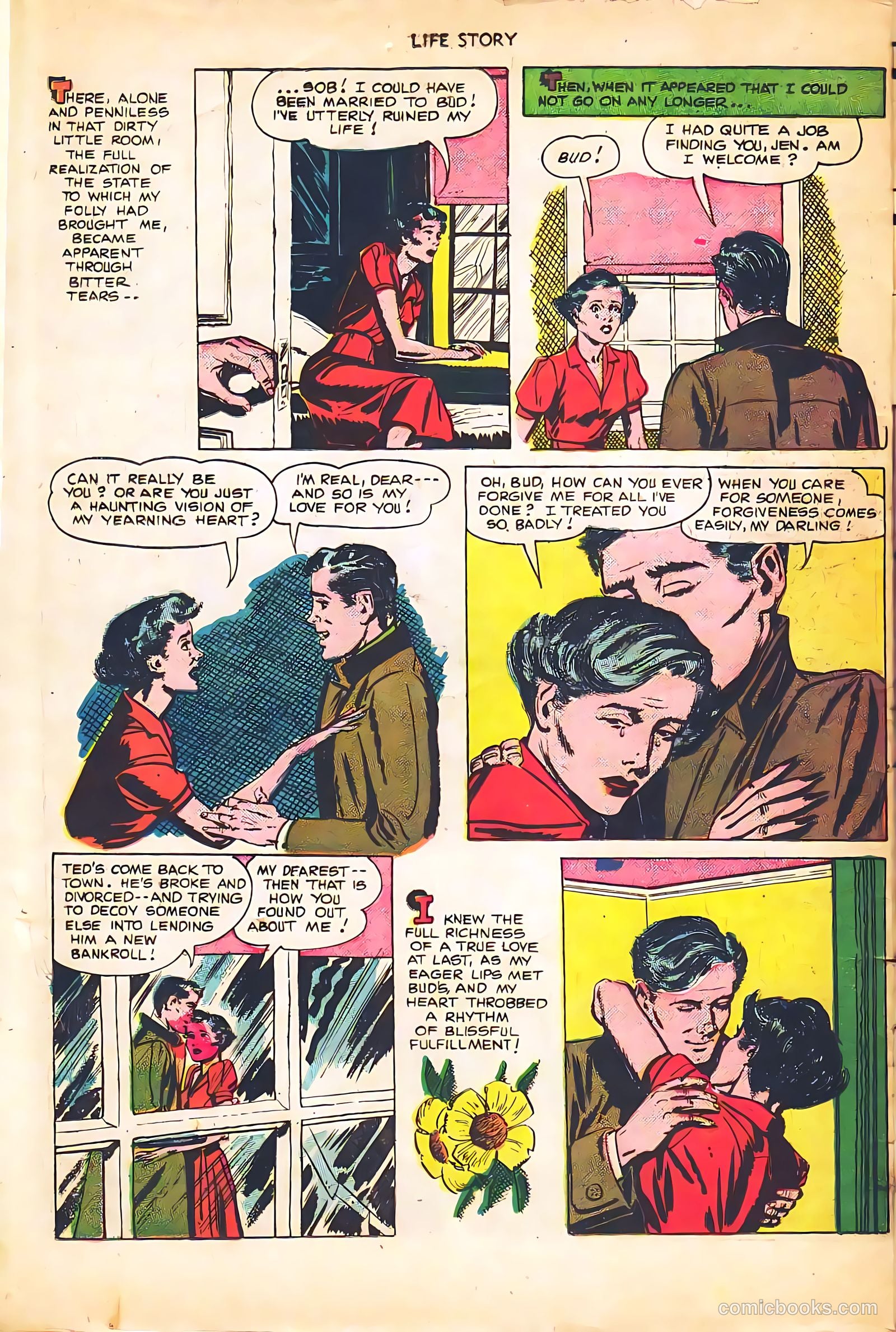 Life Story #24 (1951) — page 34 of 36