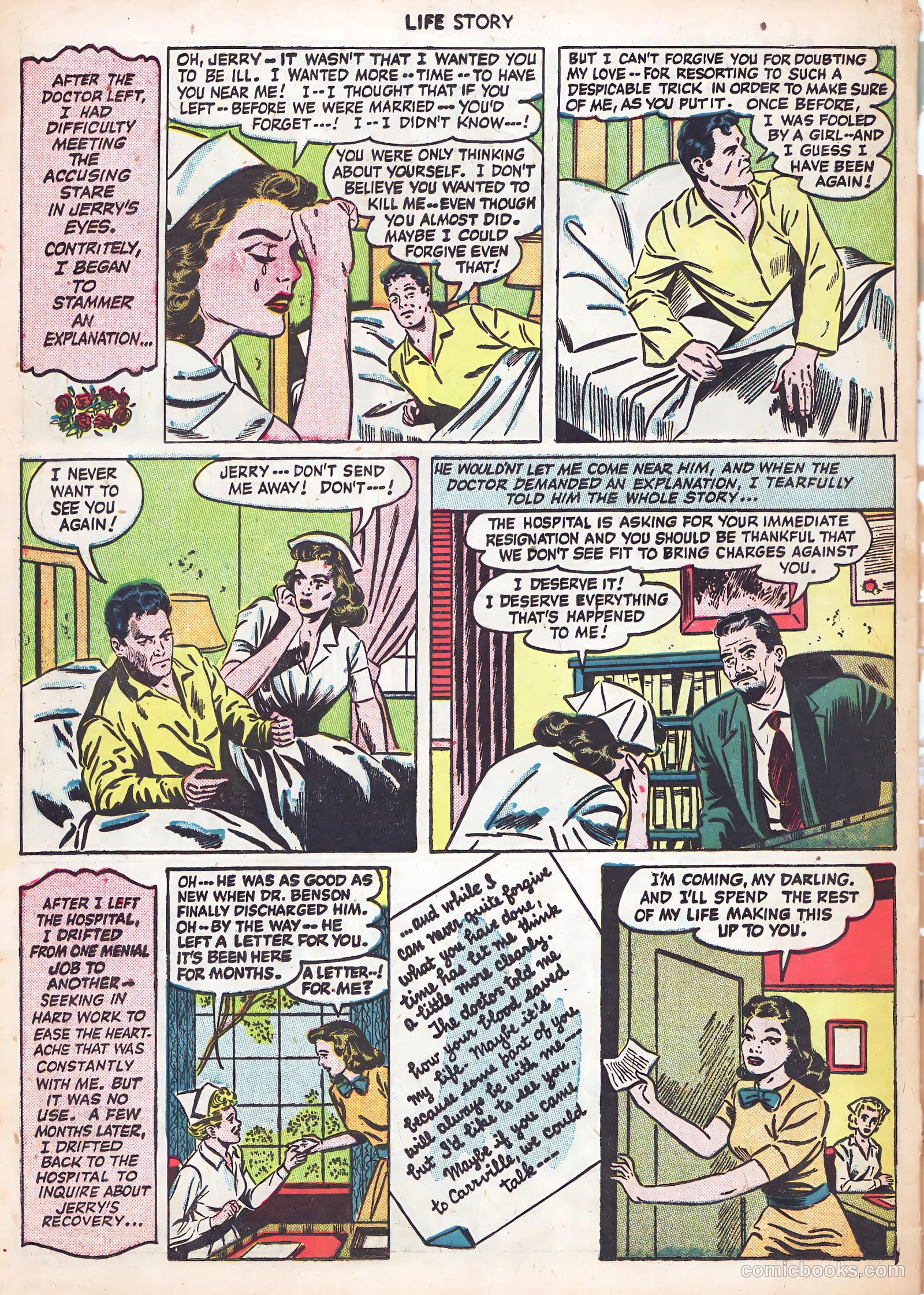Life Story #25 (1951) — page 34 of 36