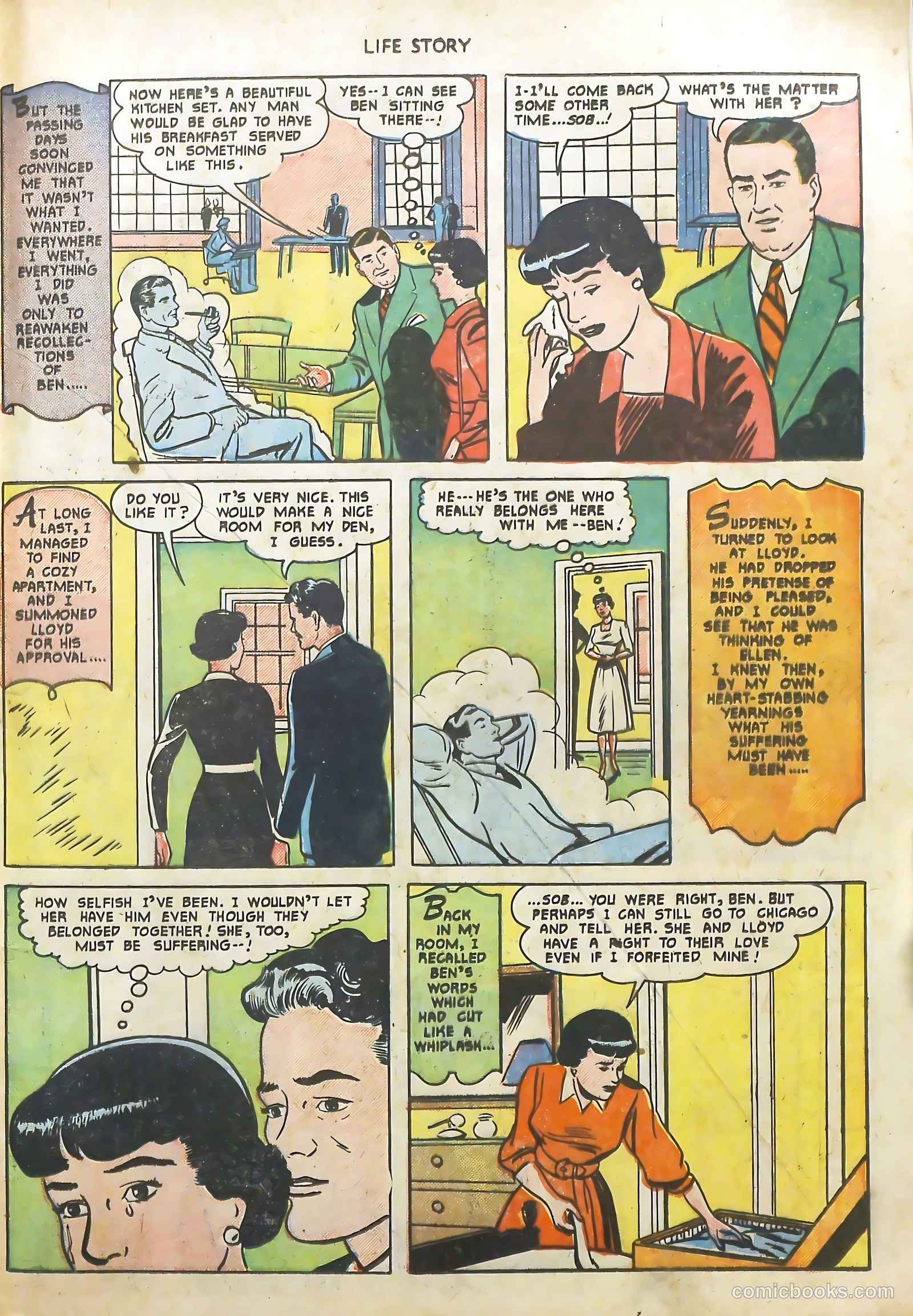 Life Story #26 (1951) — page 33 of 36