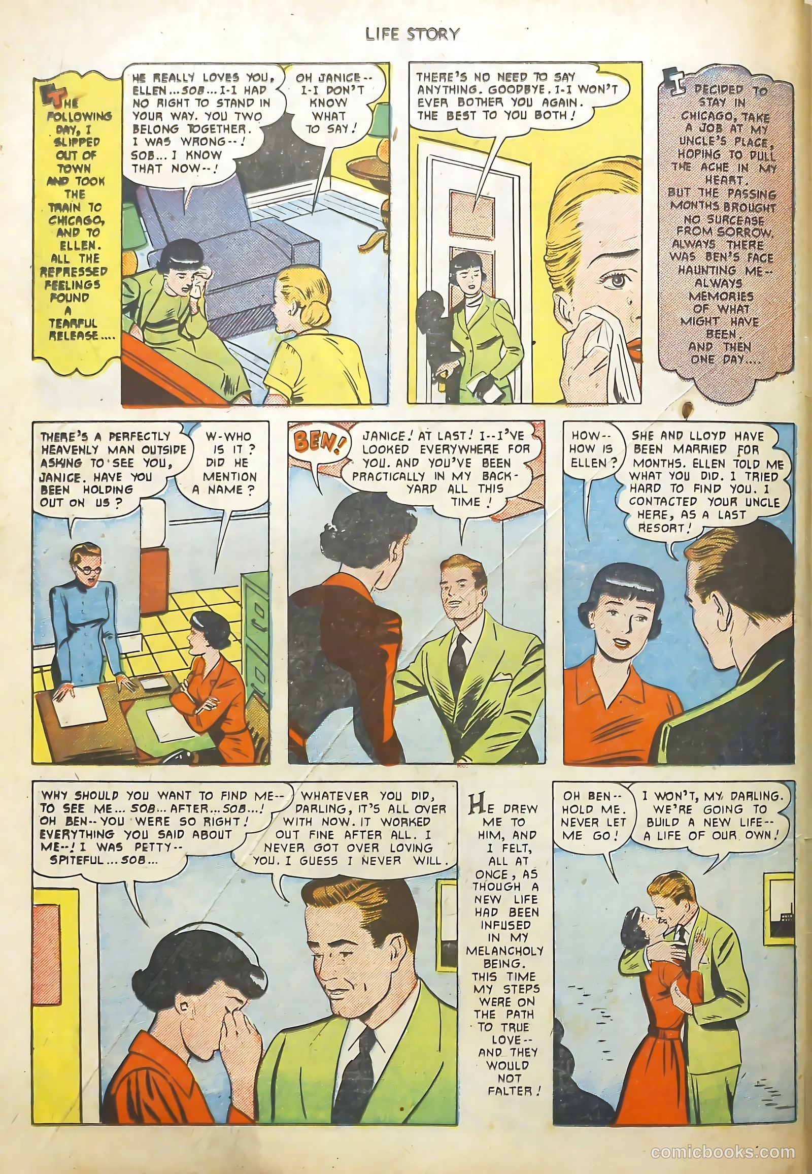 Life Story #26 (1951) — page 34 of 36