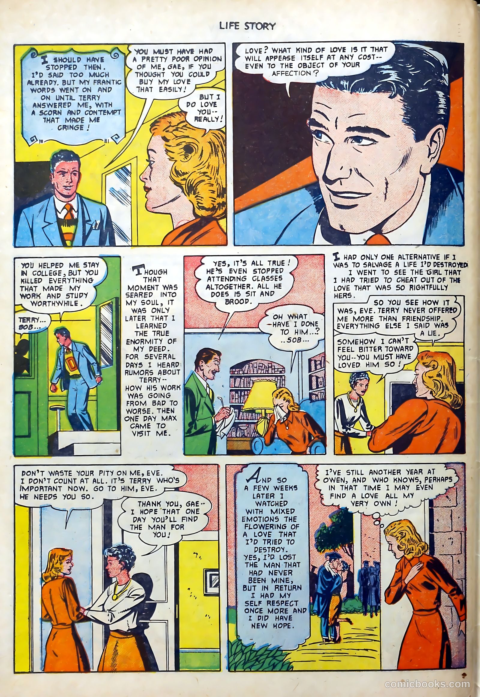 Life Story #27 (1951) — page 34 of 36