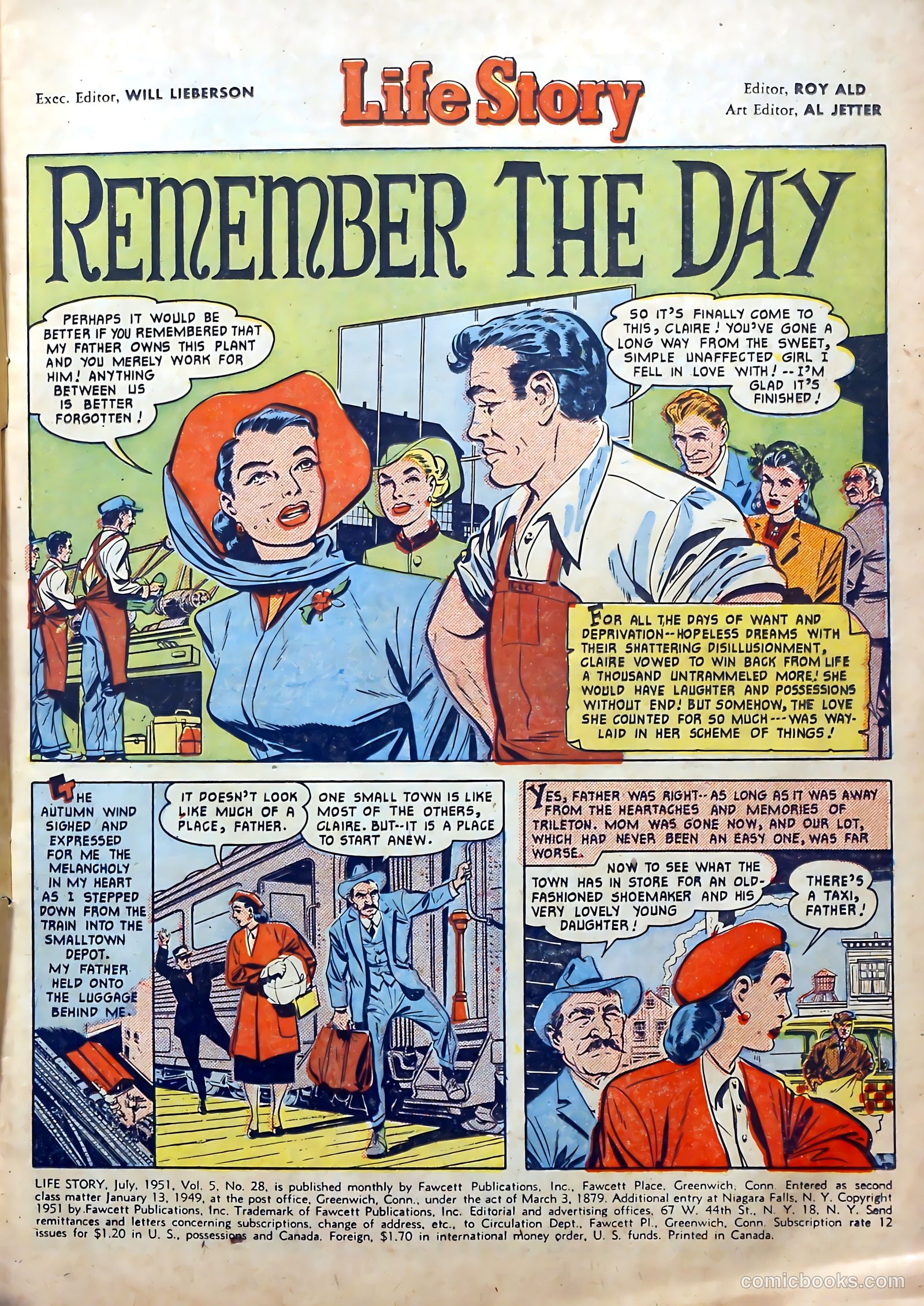 Life Story #28 (1951) — page 3 of 36