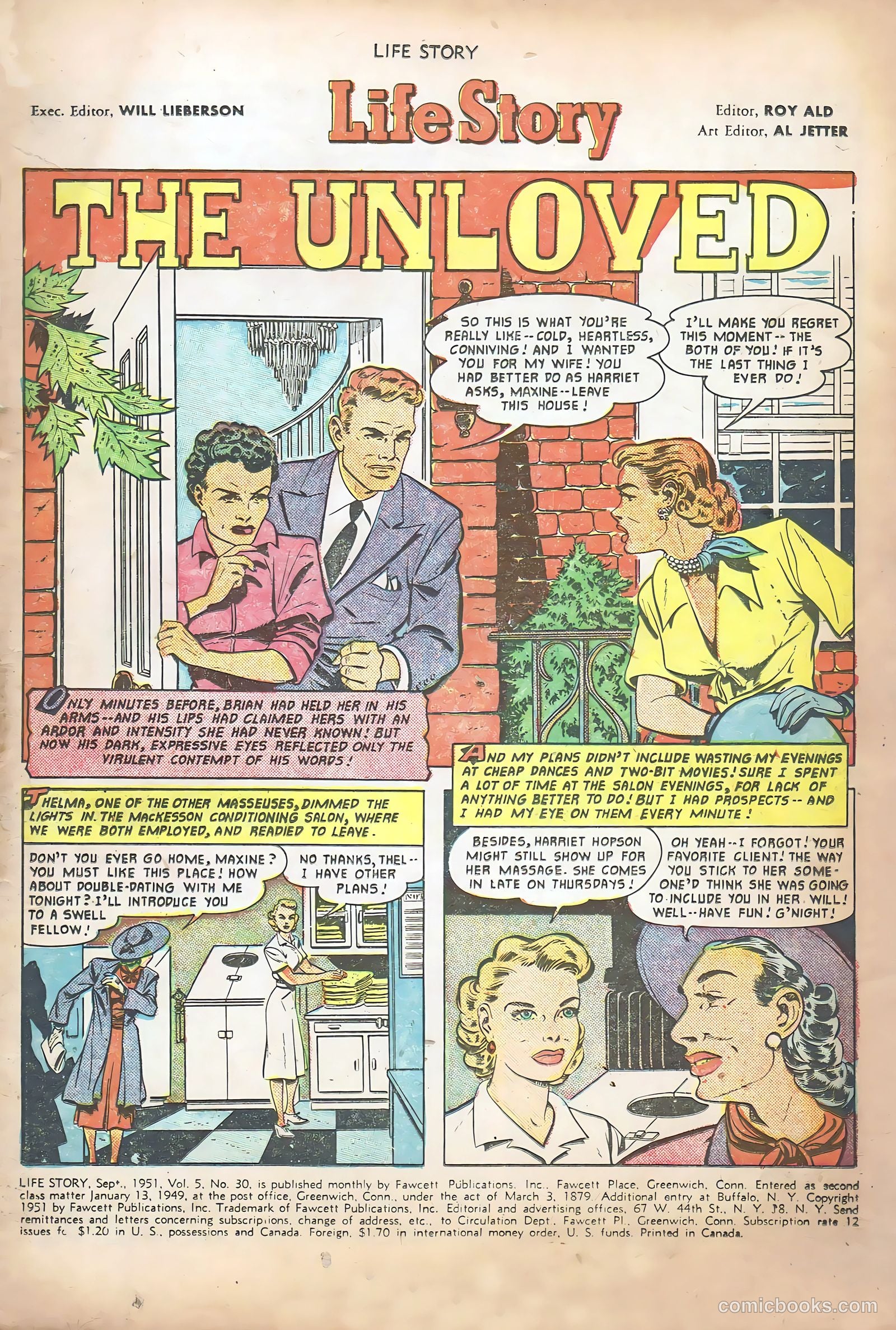 Life Story #30 (1951) — page 3 of 36