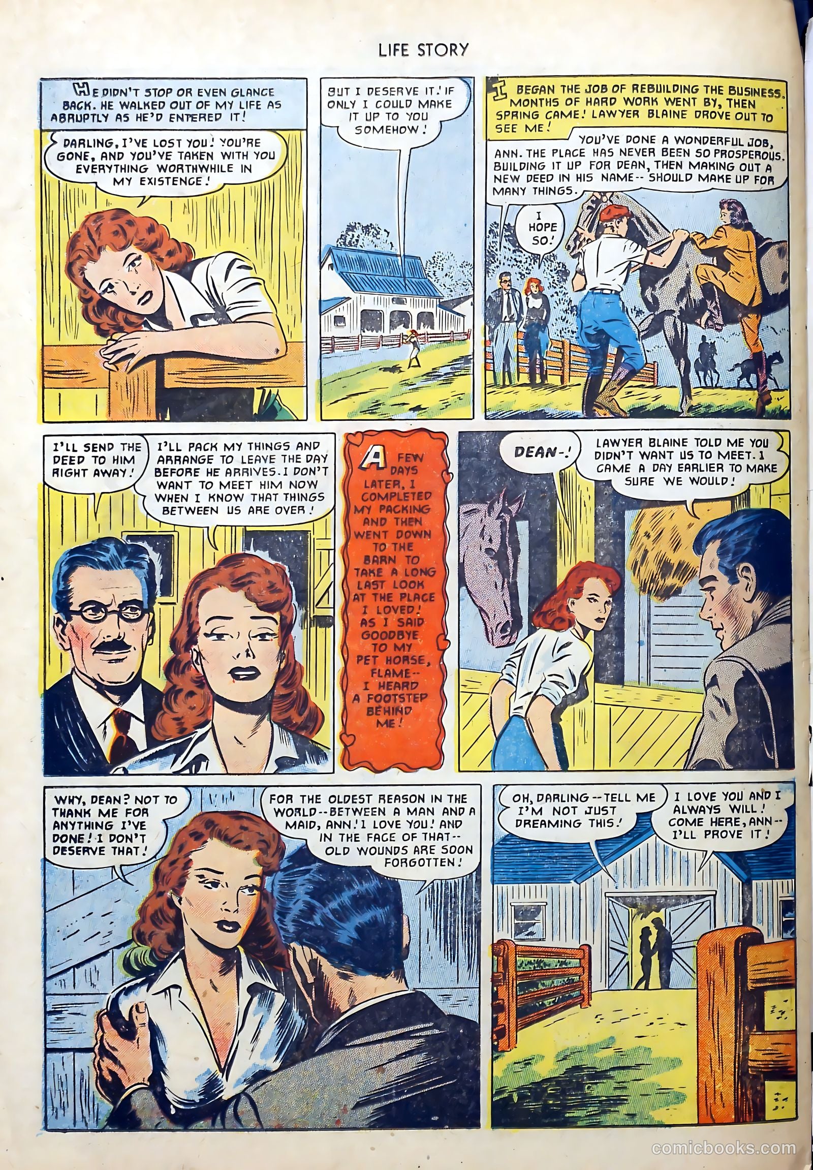 Life Story #31 (1951) — page 34 of 36