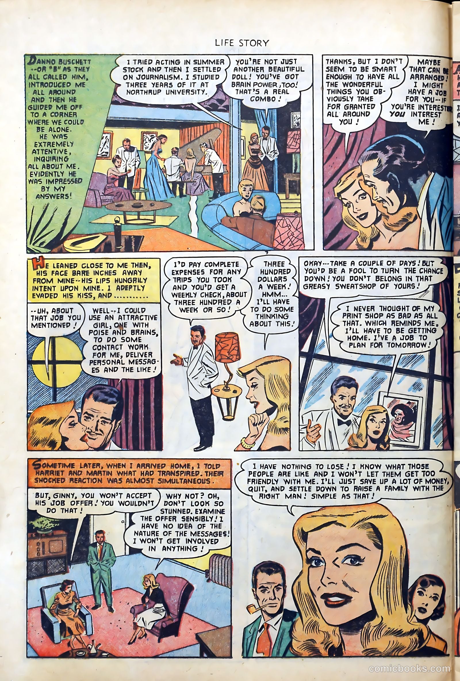 Life Story #35 (1952) — page 6 of 36