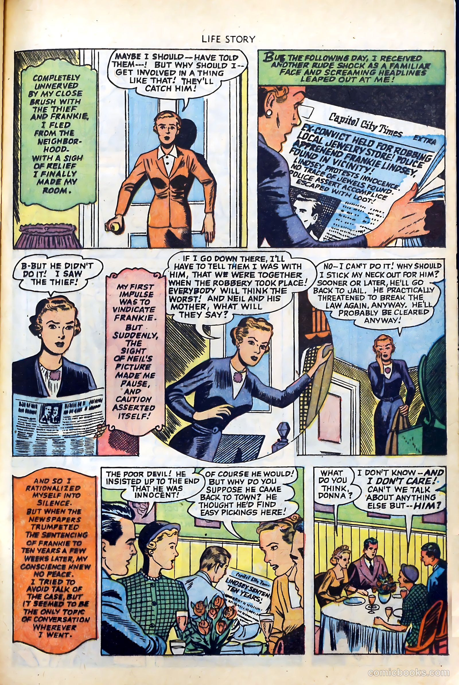 Life Story #35 (1952) — page 31 of 36