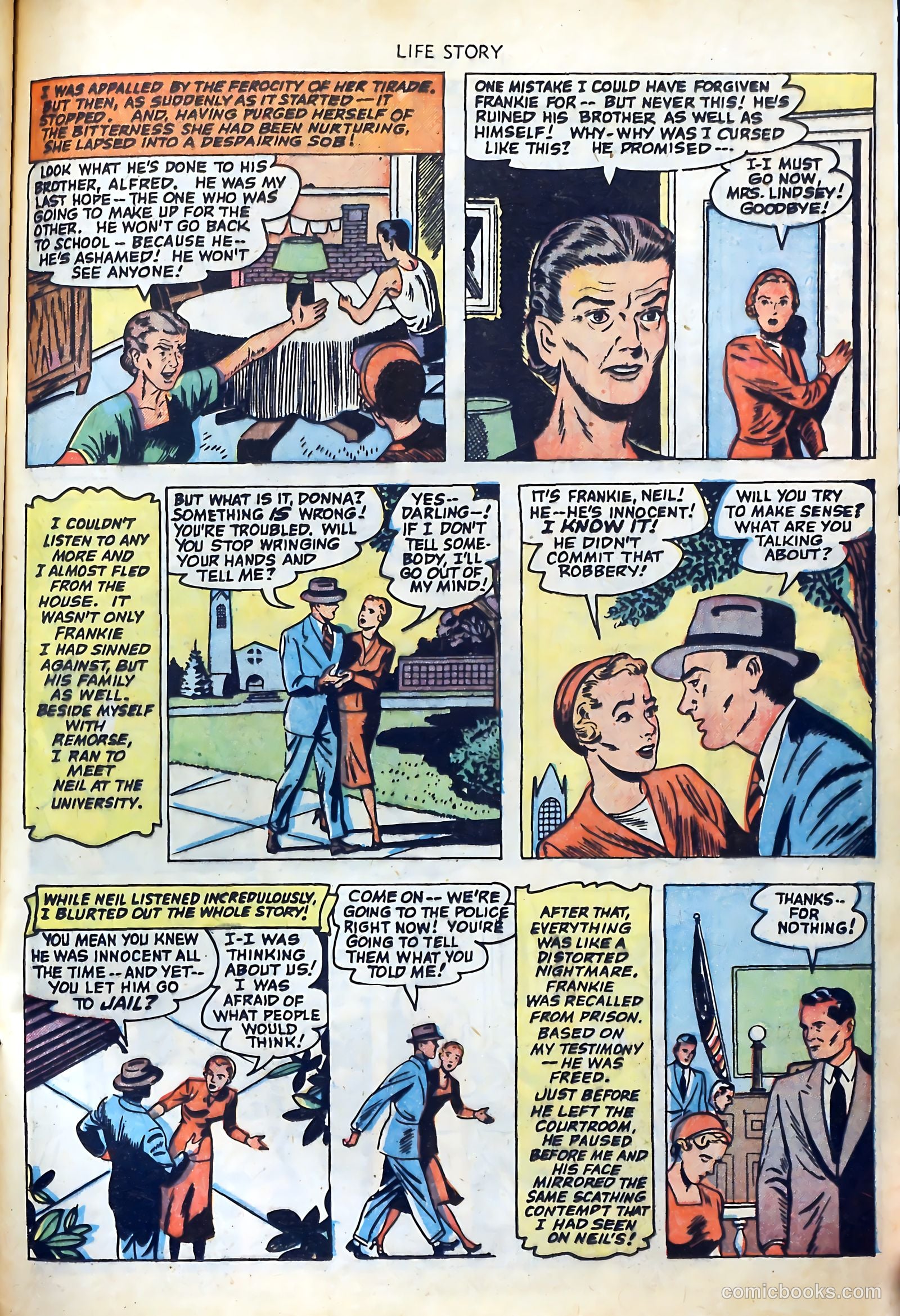 Life Story #35 (1952) — page 33 of 36